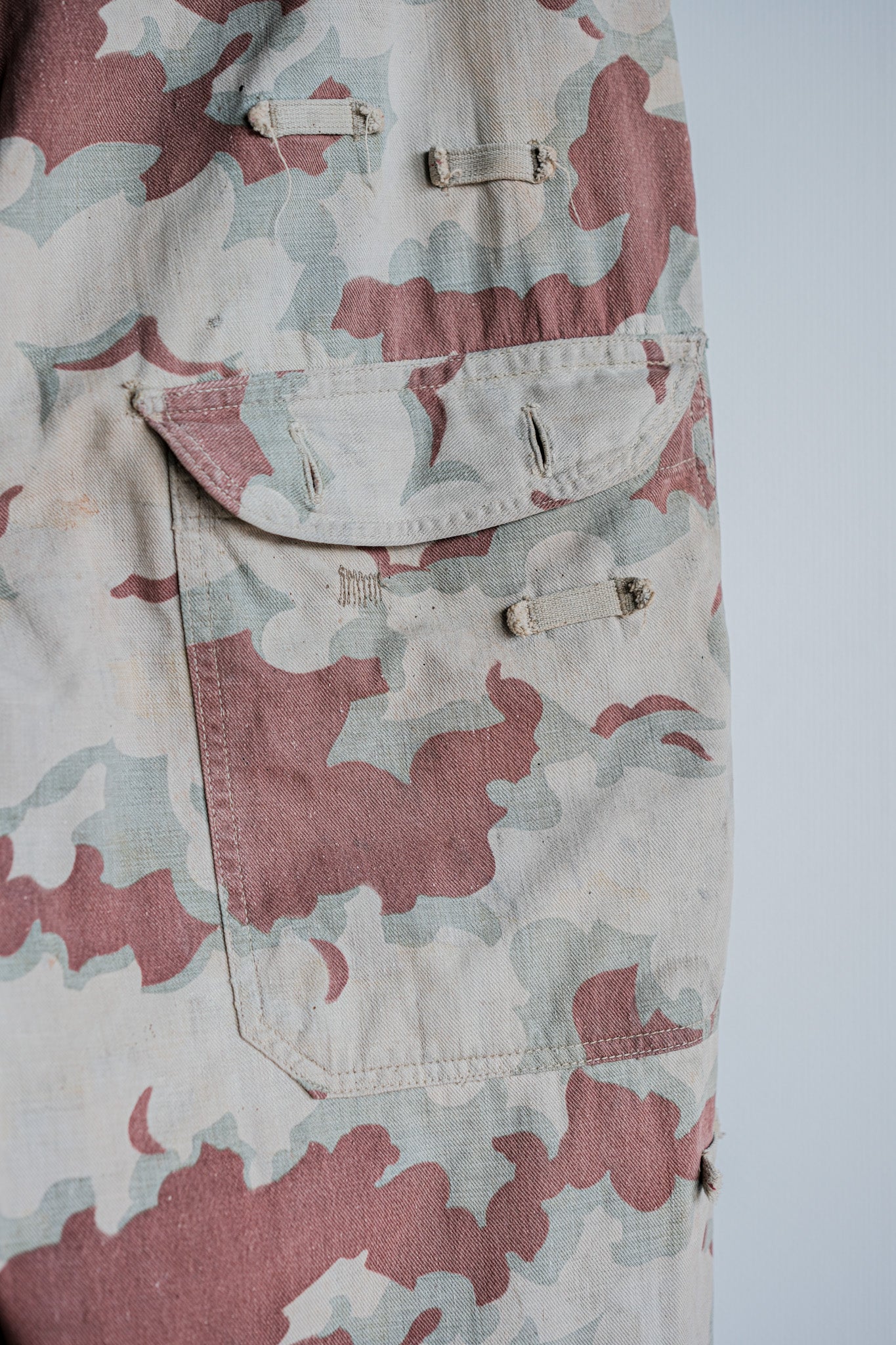 【~50's】Czechoslovakian Army Clouds Camouflage Reversible Trousers "Modified"
