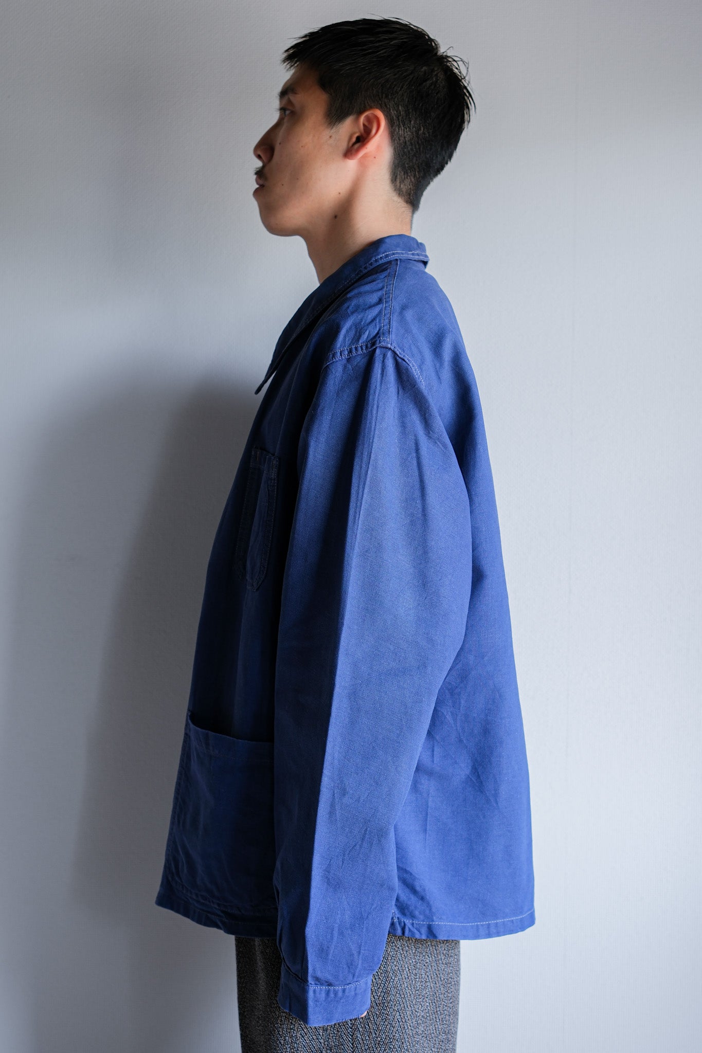 [~ 50's] French Vintage Blue Metis Work Jacket