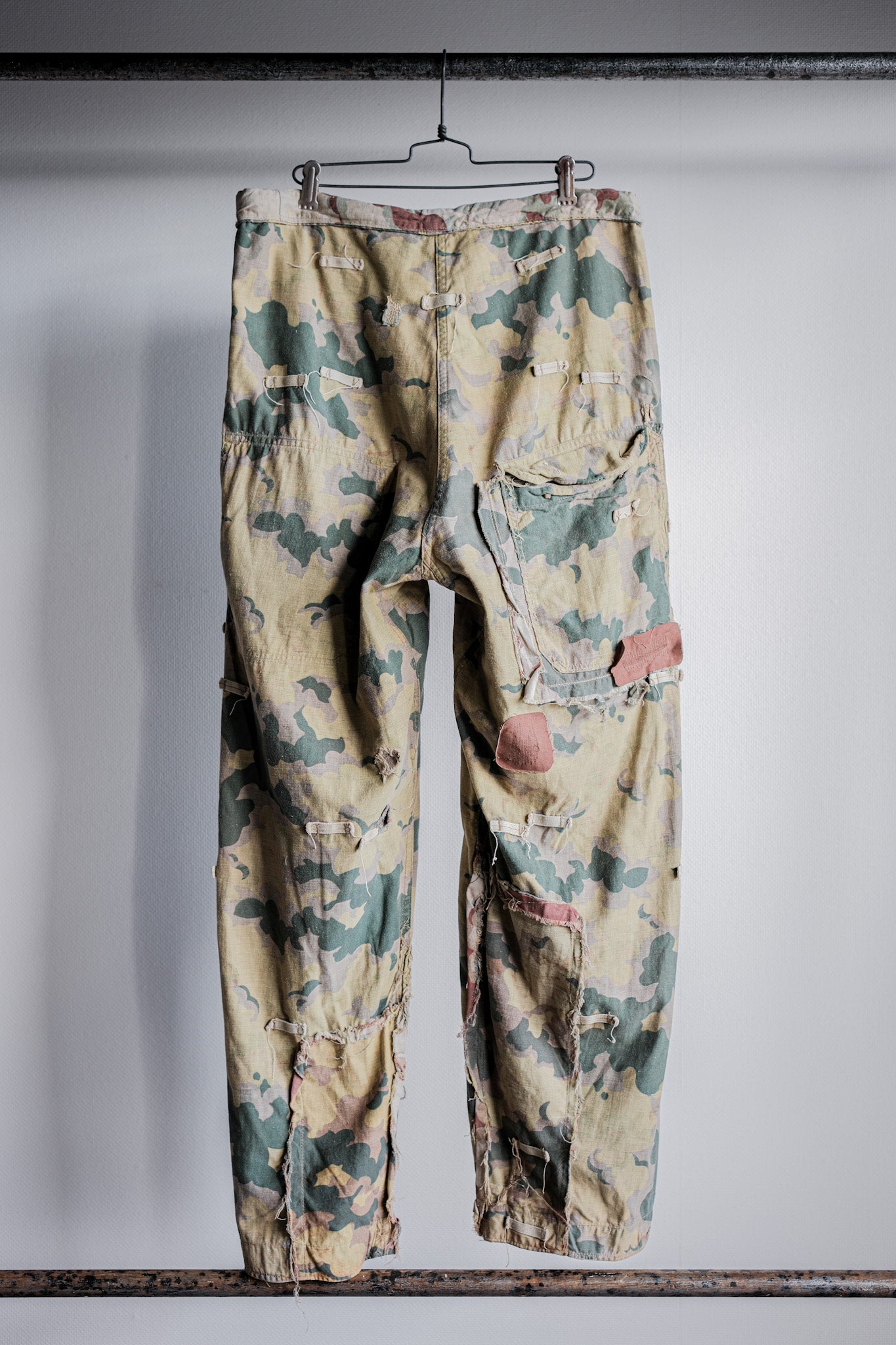 ［~50's］Czechoslovakian Army Clouds Camouflage Reversible Trousers "Modified"