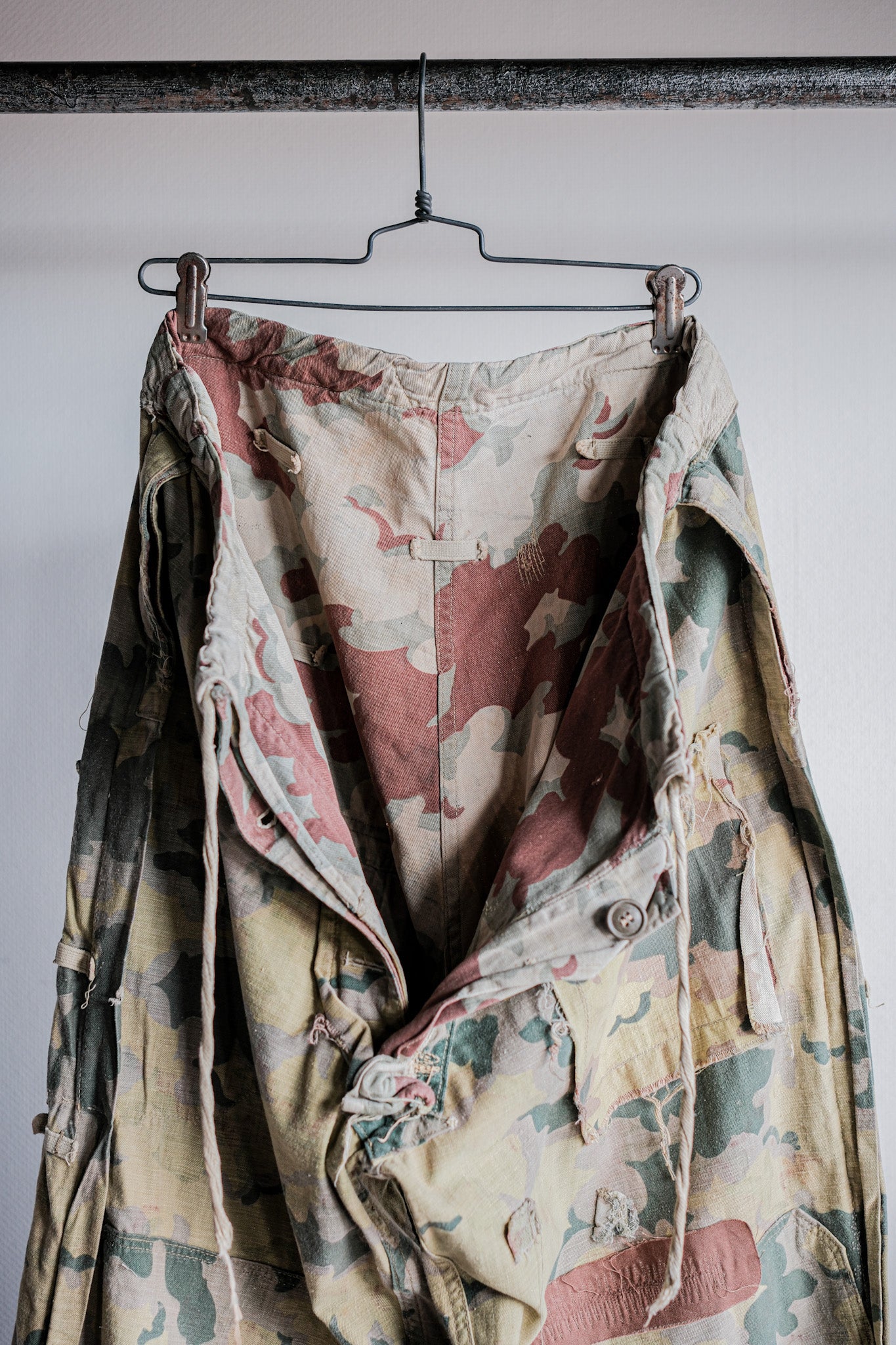 ［~50's］Czechoslovakian Army Clouds Camouflage Reversible Trousers "Modified"