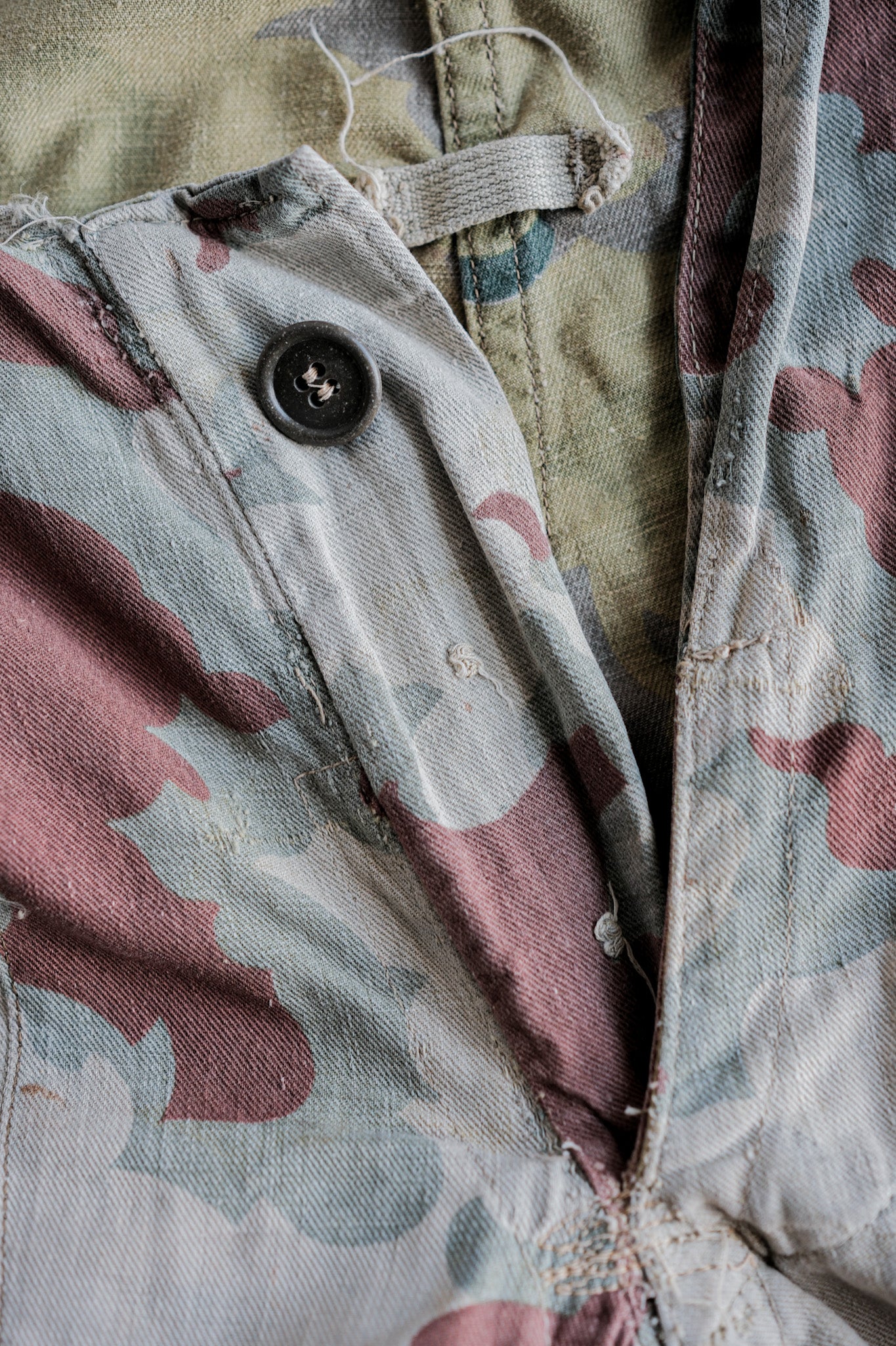 [~ 50's] Czechoslovakian Army Clouds Camouflage Reversible Trousers "Modified"