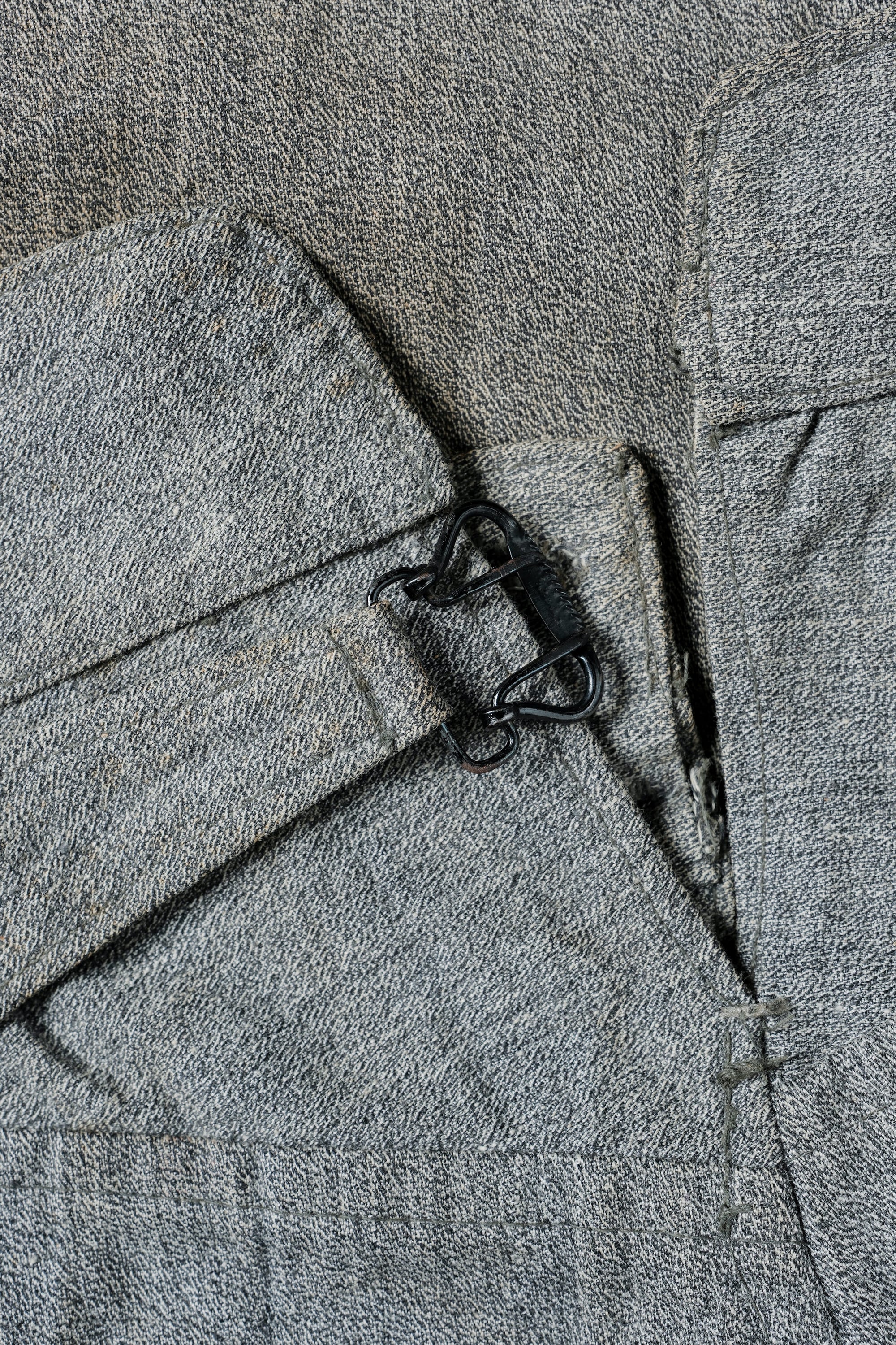 ［~10's］WWI Royal Italian Army Salt & Pepper Cotton Work Trousers