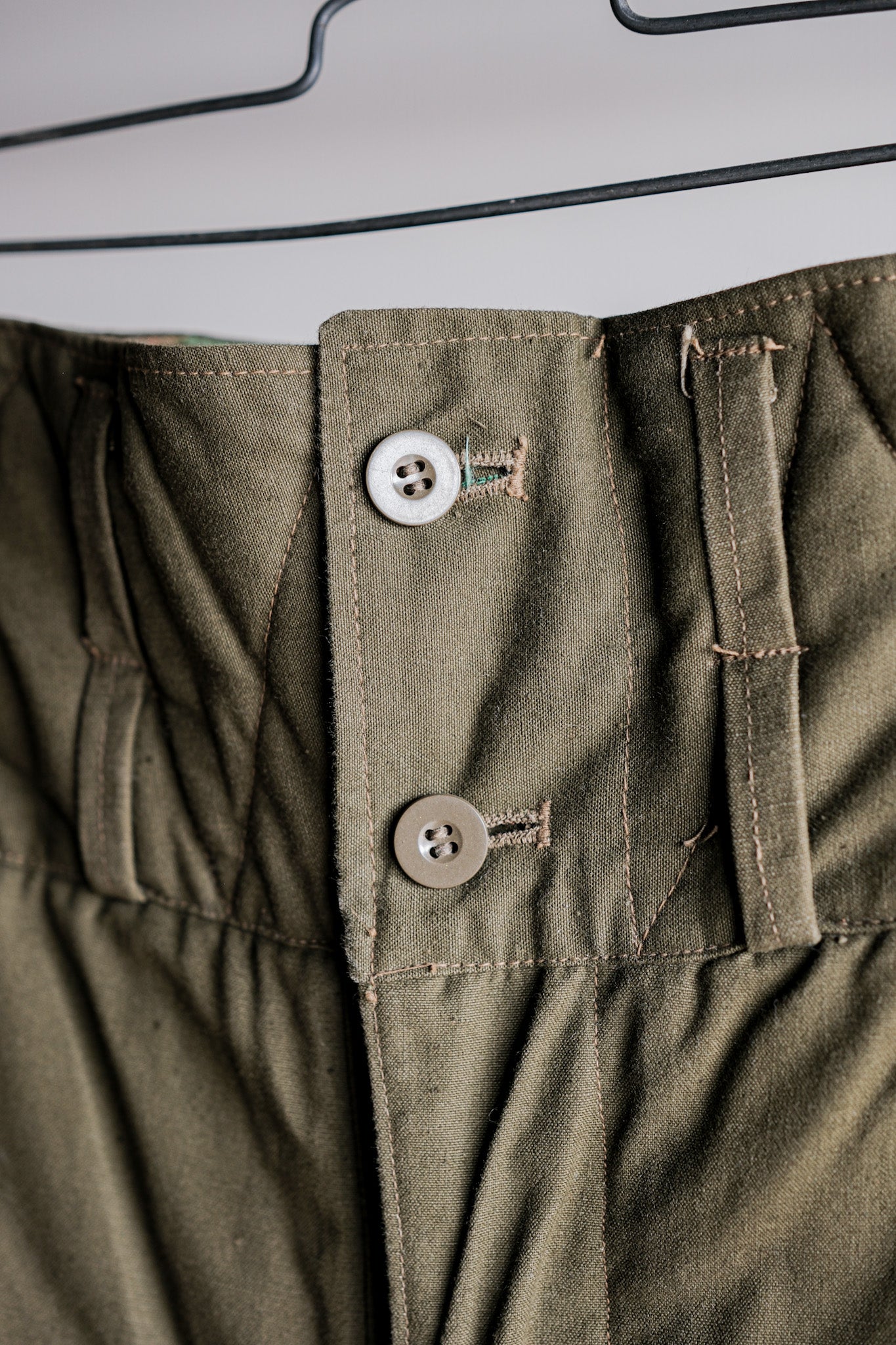 【~50's】Czechoslovakian Air Force Dubaky Camouflage Reversible Trousers Size.2B "Dead Stock"