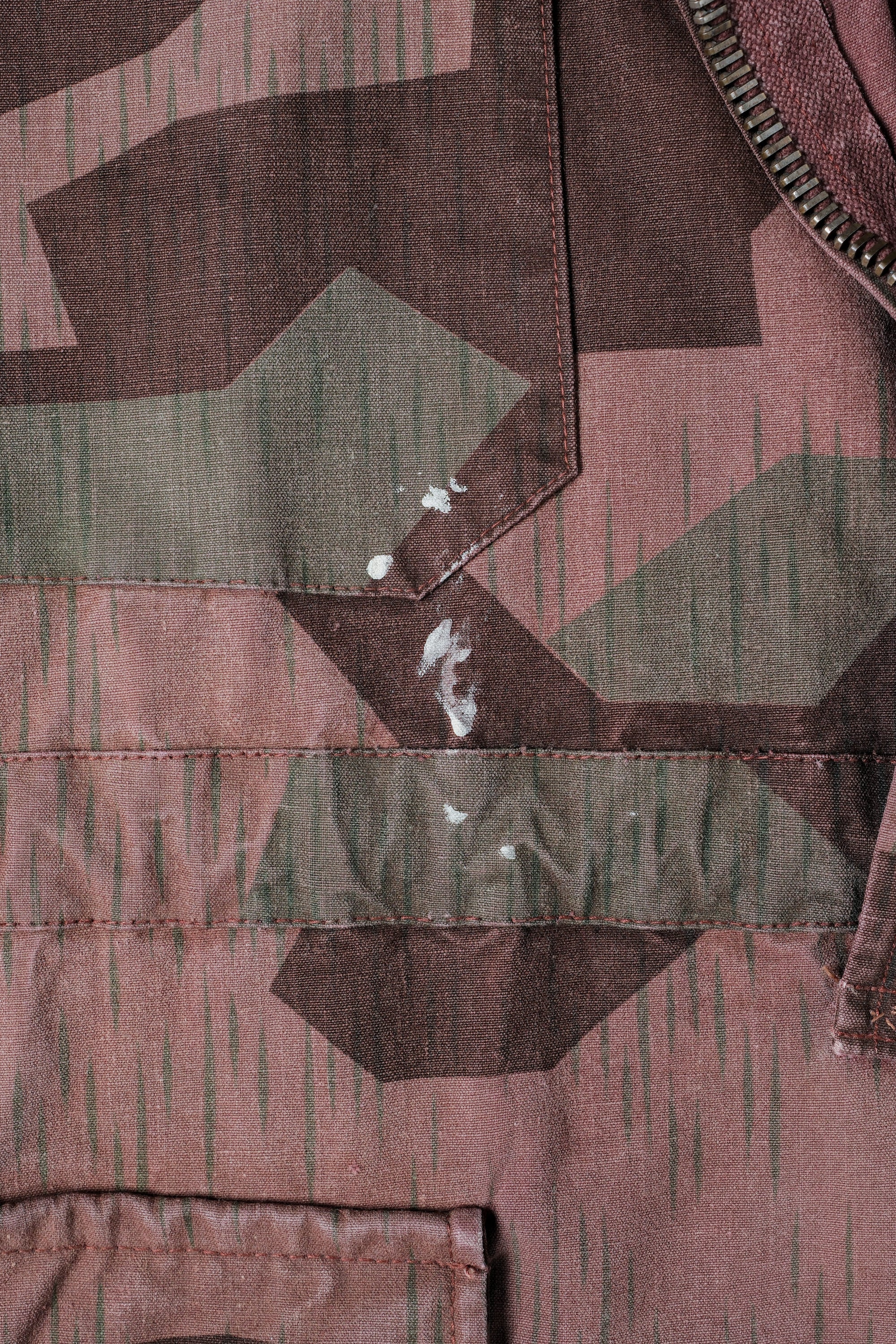 ［~60's］German Vintage Splinter Pattern Camouflage Smock