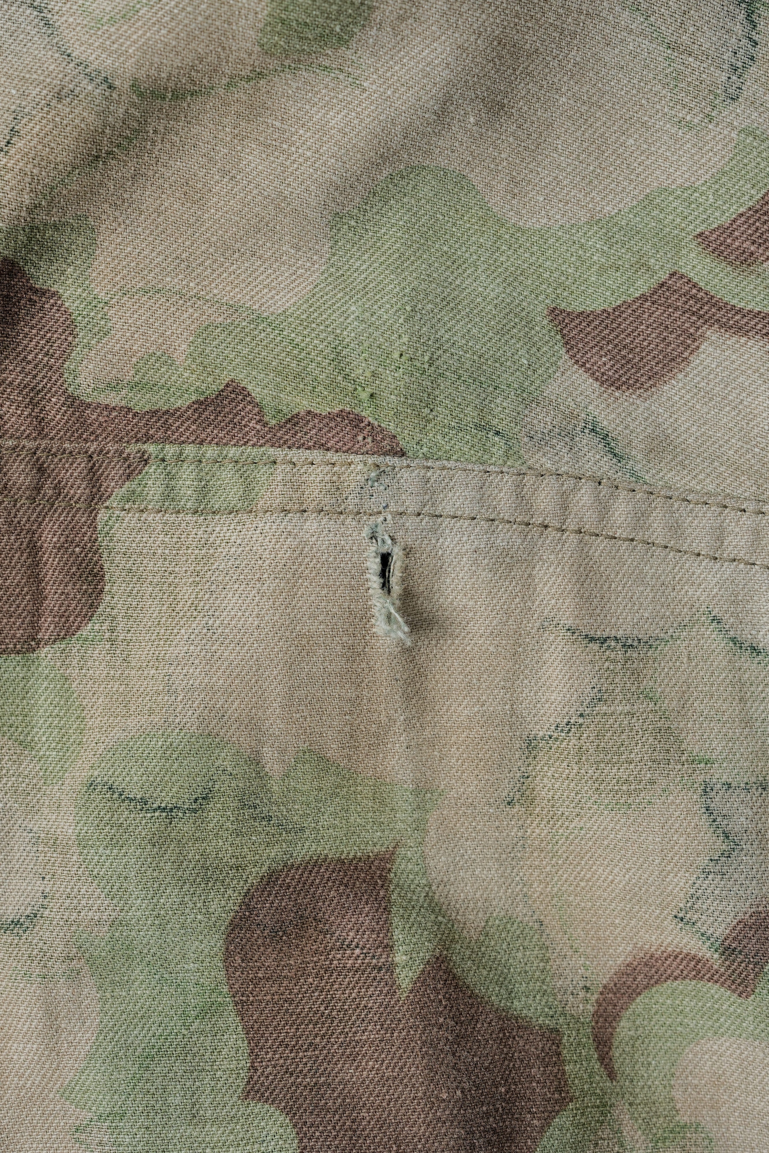 [~ 50's] Czechoslovakian Army Clouds Camouflage Reversible Smock "Modified"