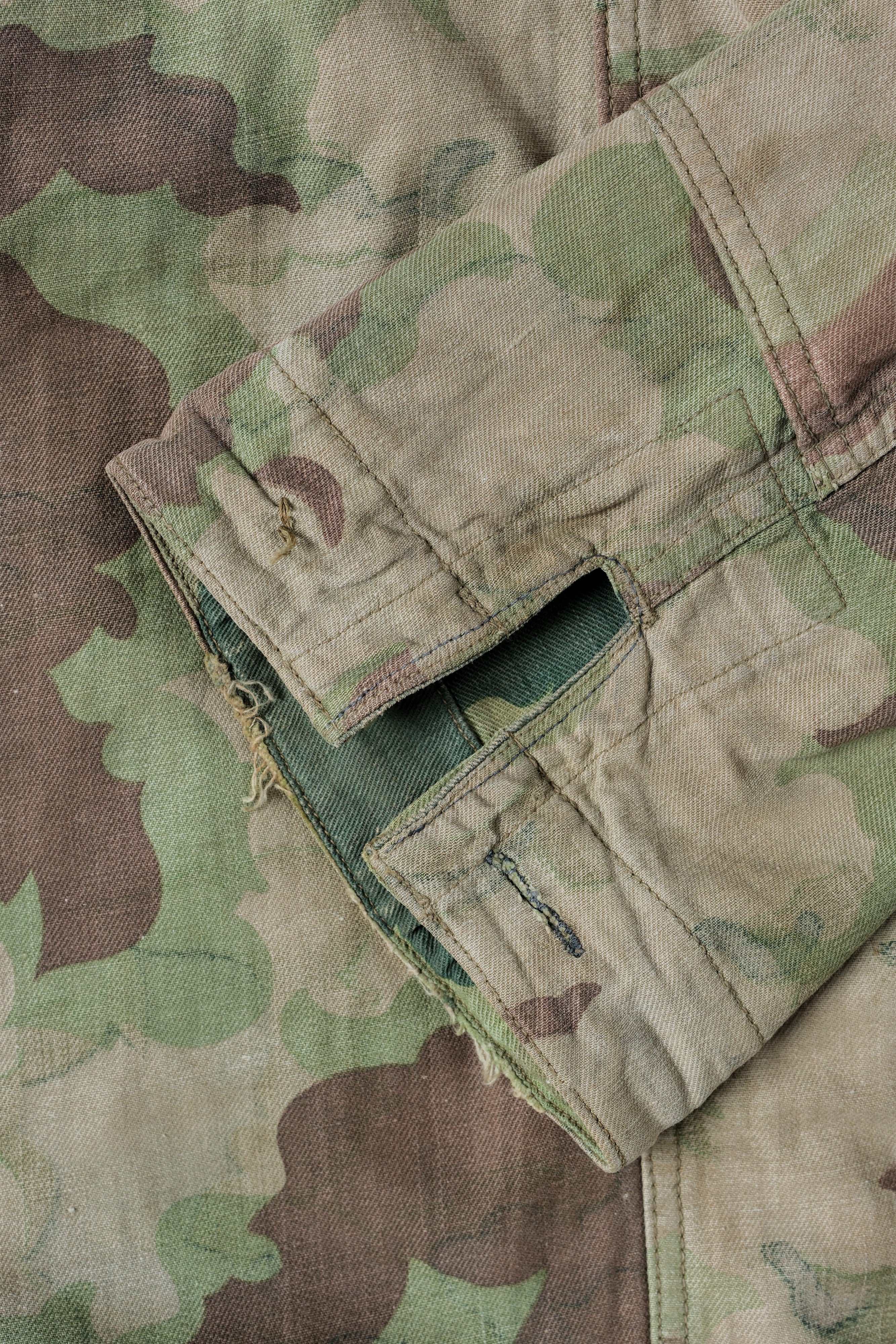 [~ 50's] CLOUFS DE L'ARMÉS TCÉCHOSLOVAKIENNE CAMOUFLAGE SMOCH RÉVERSIBLE "MODIFIÉ"