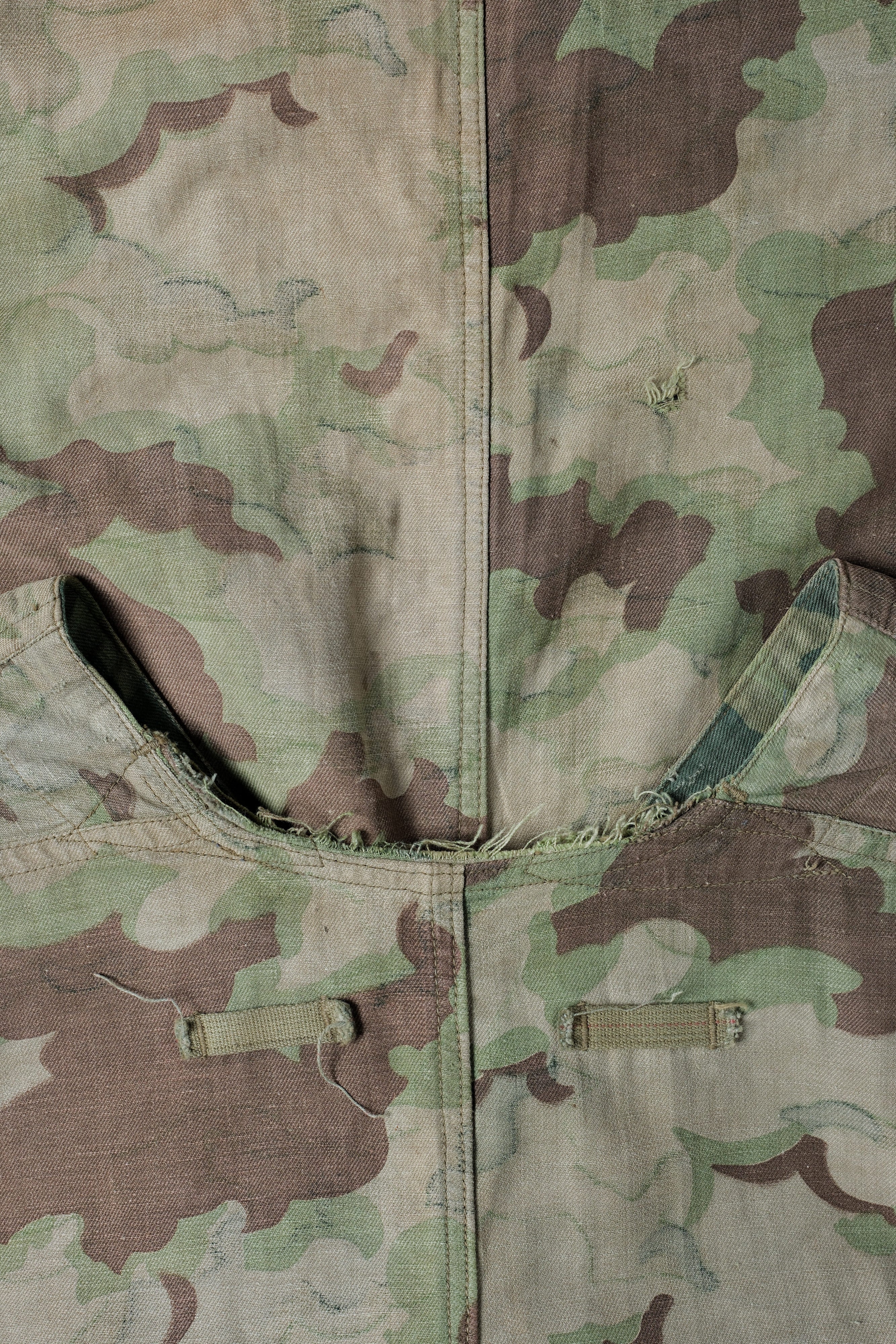 [~ 50's] CLOUFS DE L'ARMÉS TCÉCHOSLOVAKIENNE CAMOUFLAGE SMOCH RÉVERSIBLE "MODIFIÉ"