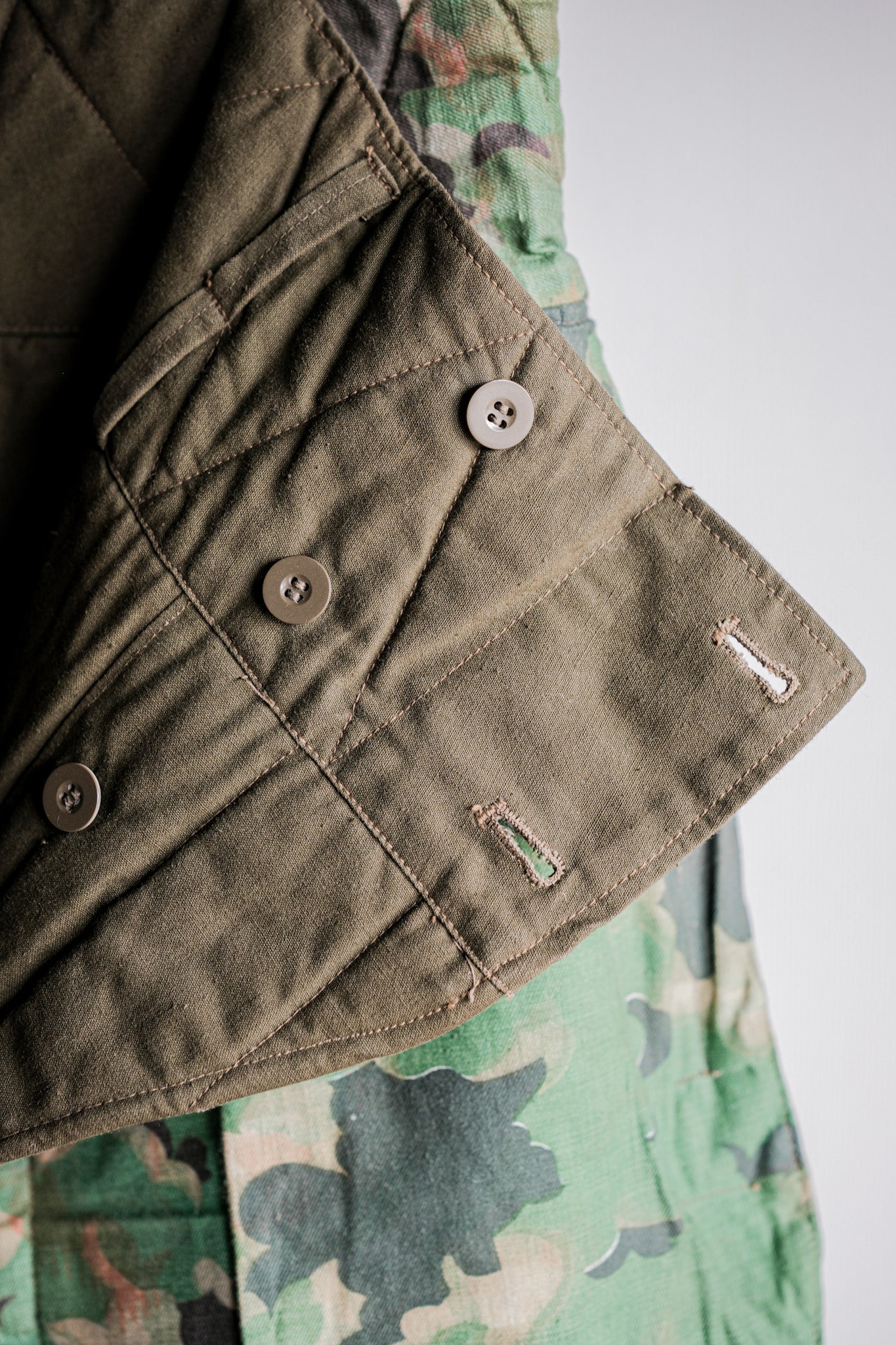 【~50's】Czechoslovakian Air Force Dubaky Camouflage Reversible Trousers Size.2B "Dead Stock"