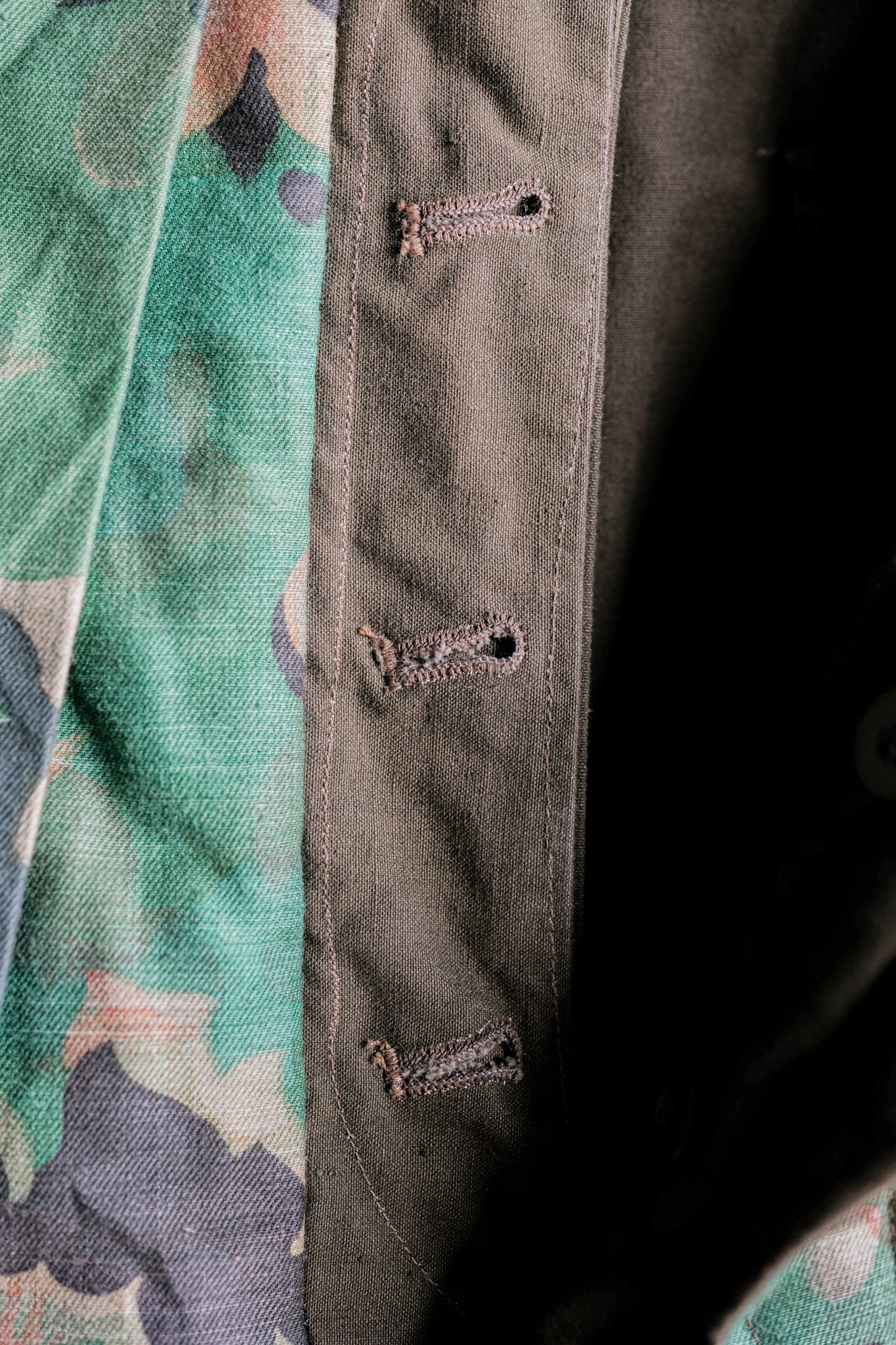 【~50's】Czechoslovakian Air Force Dubaky Camouflage Reversible Trousers Size.2B "Dead Stock"