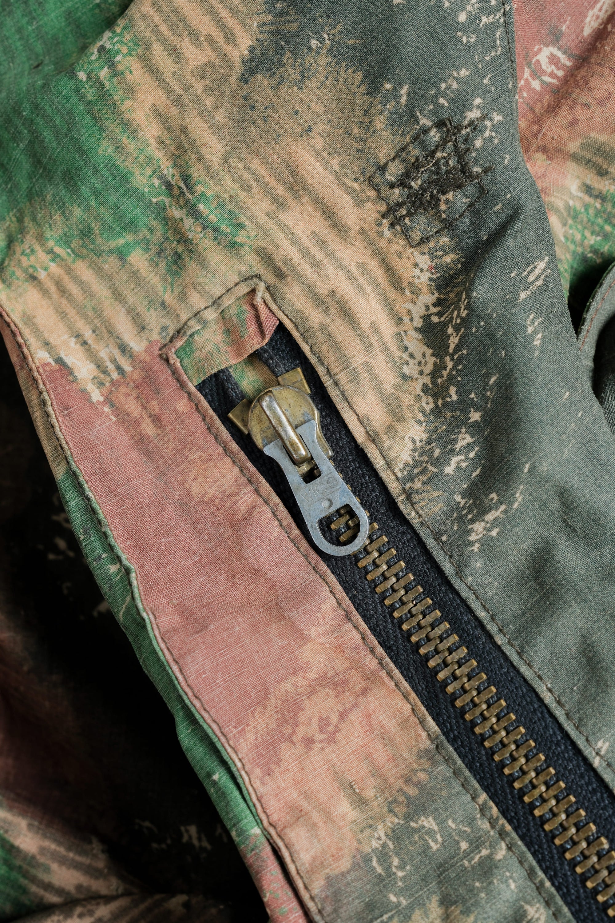 ［~60's］Czechoslovakian Army Sumpfmuster Pattern Camouflage Field Jacket "Localmade"