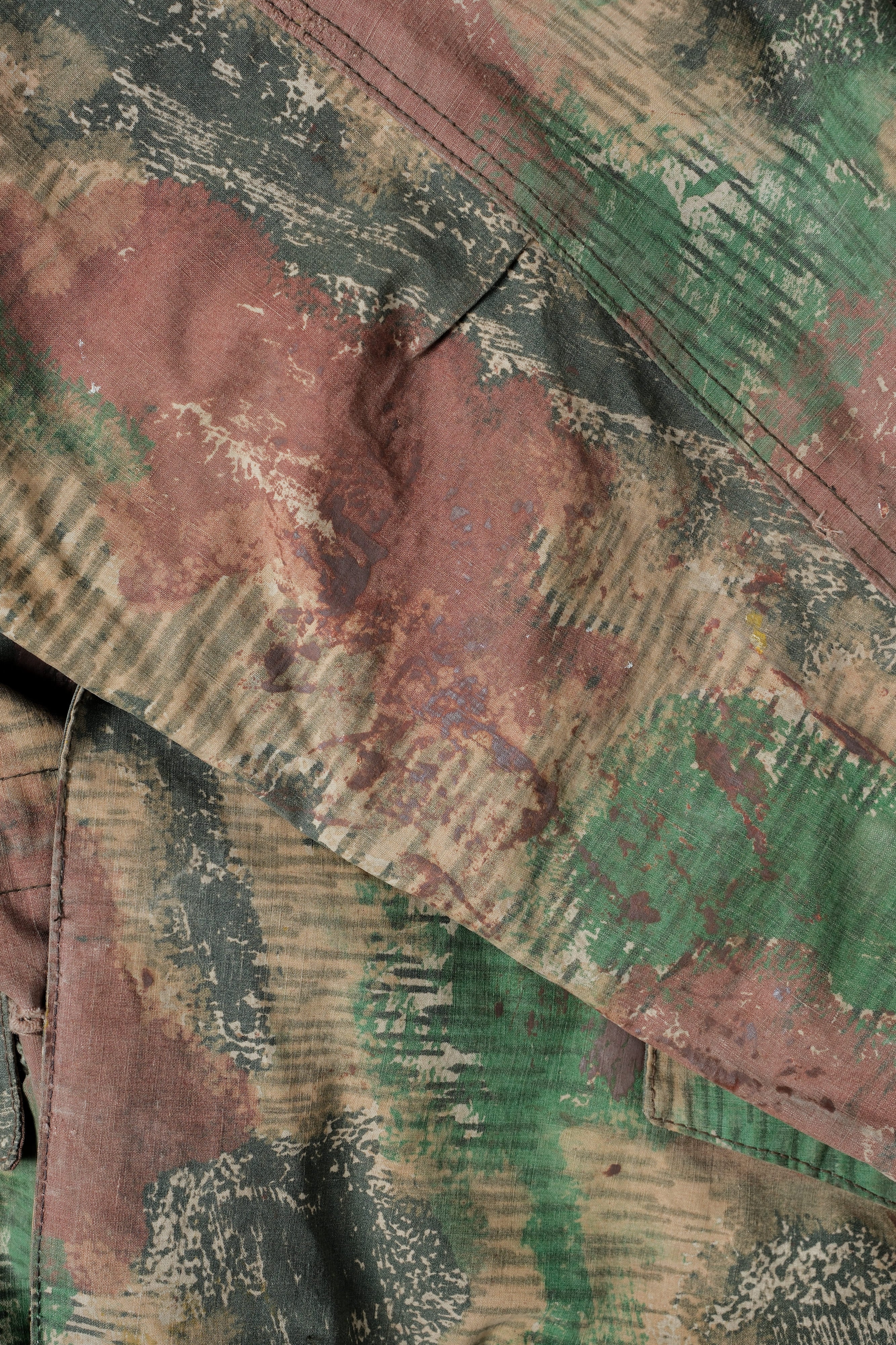 [~ 60's] Czechoslovakian Army Sumpfmster Pattern Camouflage Field Jacket "Localmade"