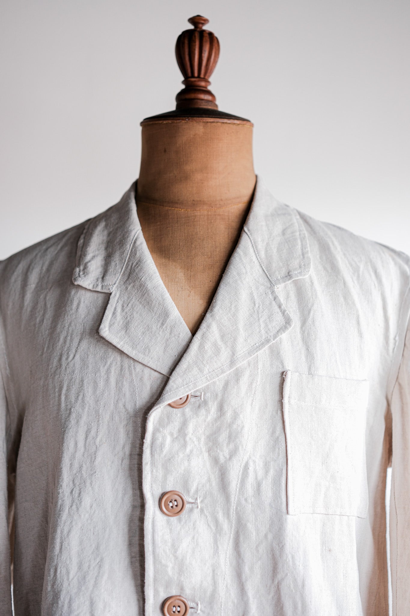 【~40's】WWⅡ German Navy Linen Bespoke Lapel Jacket "Kriegsmarine"