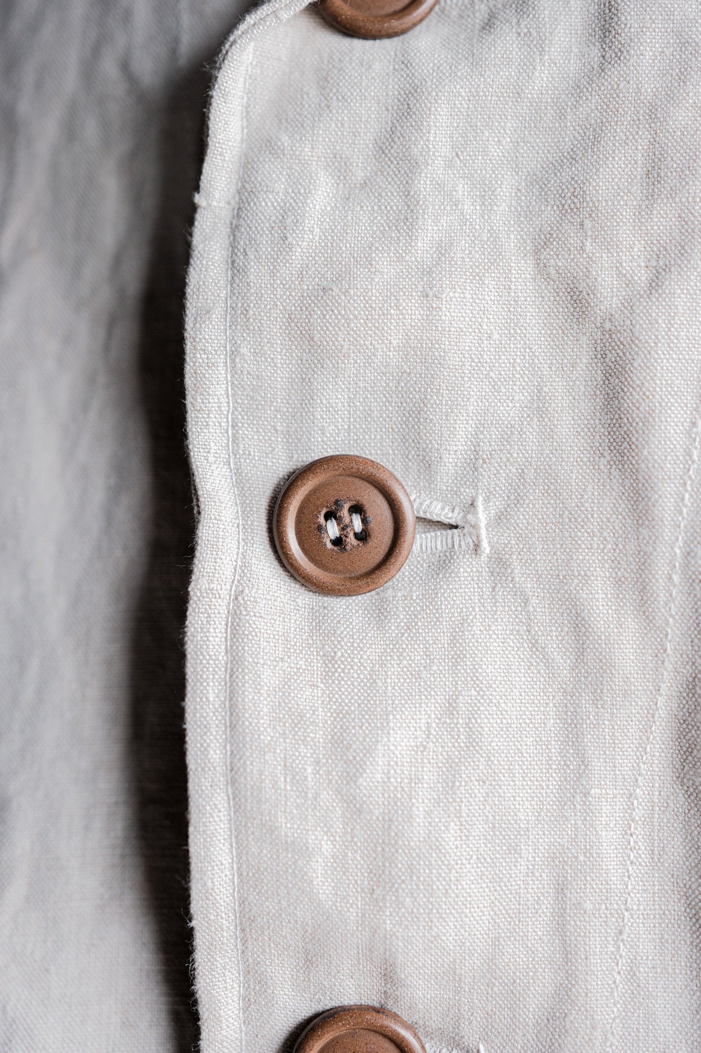 【~40's】WWⅡ German Navy Linen Bespoke Lapel Jacket "Kriegsmarine"