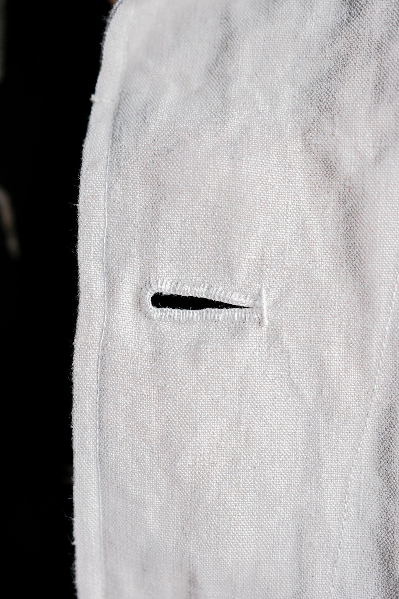 【~40's】WWⅡ German Navy Linen Bespoke Lapel Jacket "Kriegsmarine"