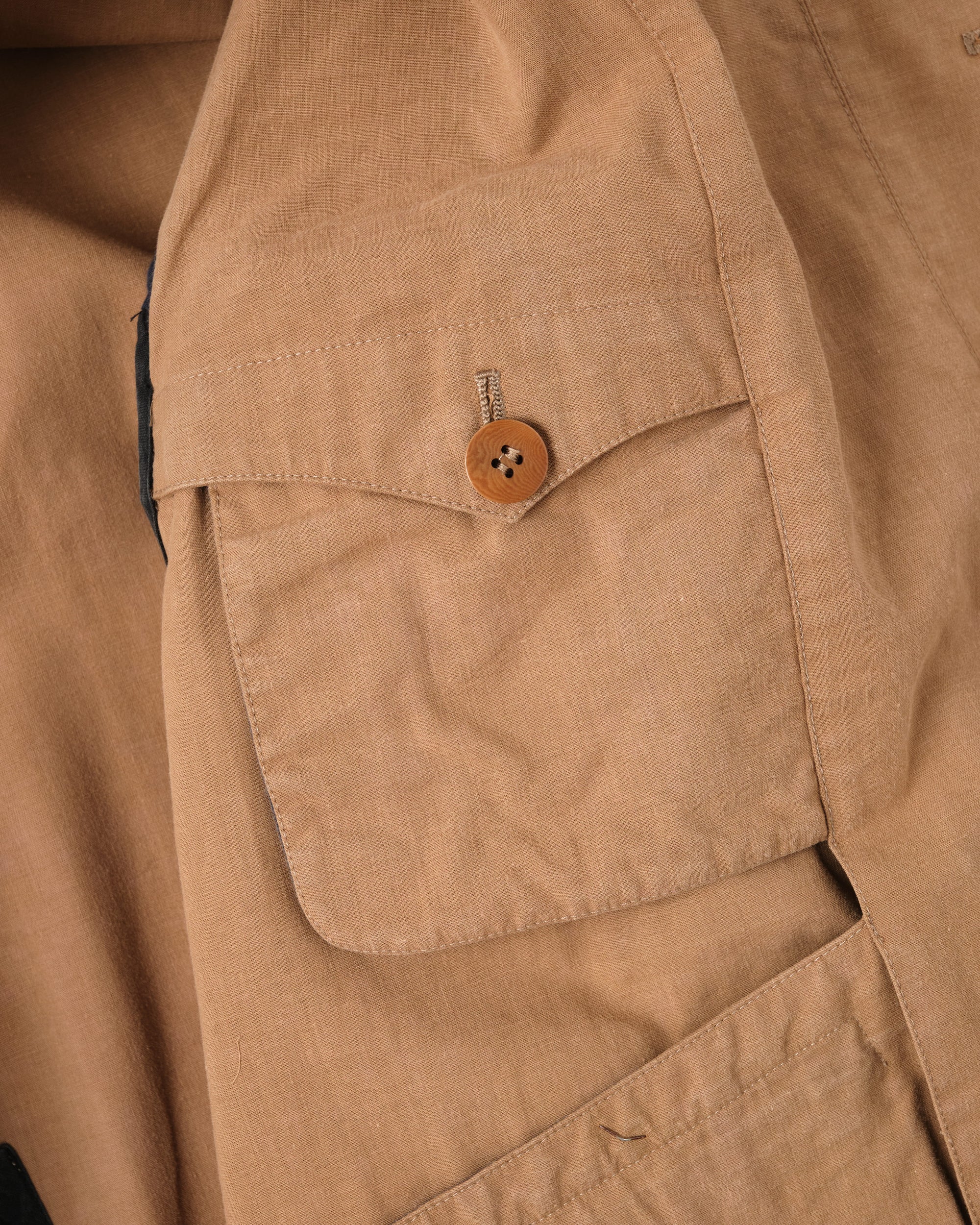 ［~80's］Old Marithé François Girbaud Moment Due German Motorcycle Type Double Breasted Jacket