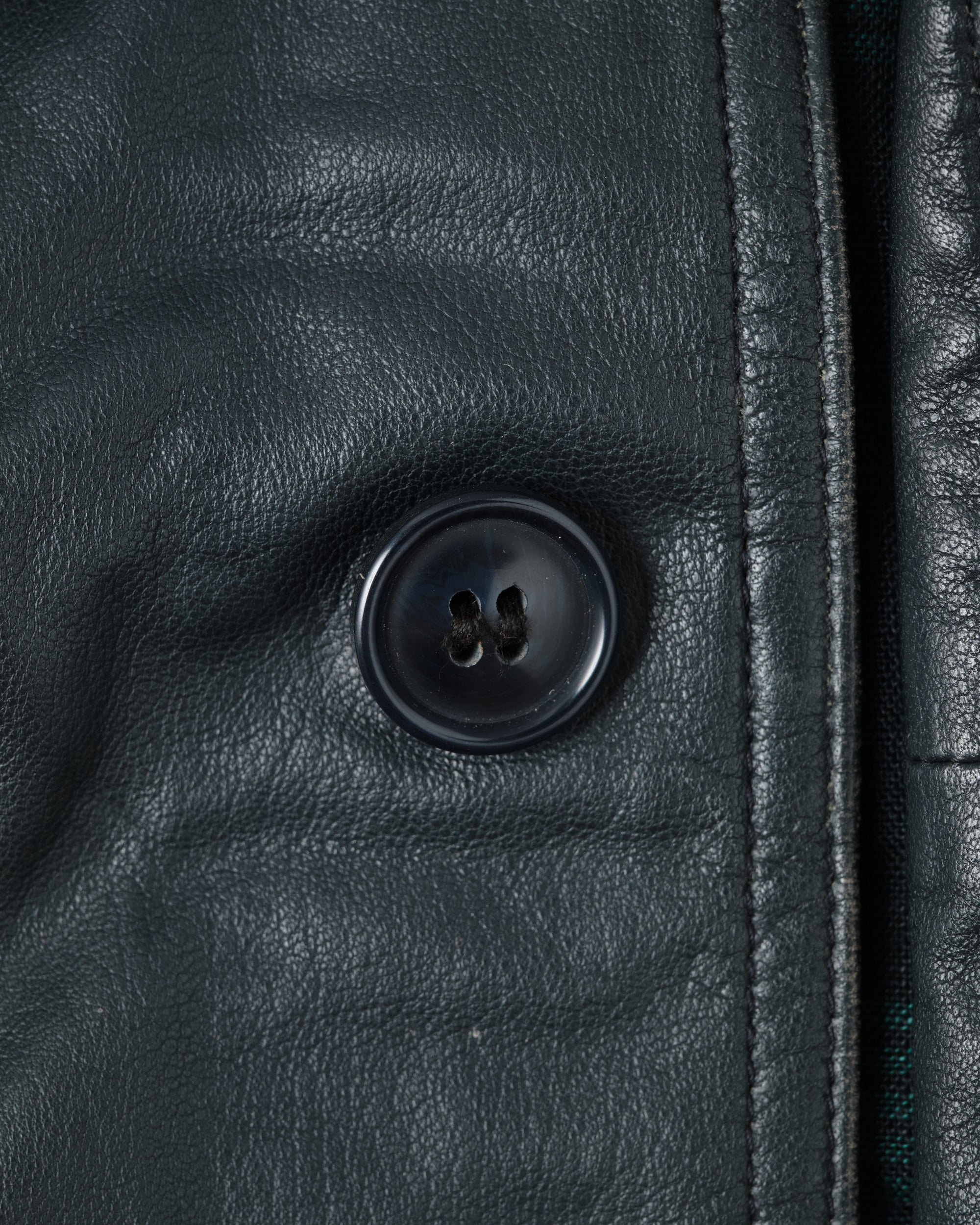 ［~70’s］Old GUCCI Military Style 4 Pockets Leather Jacket Size.50