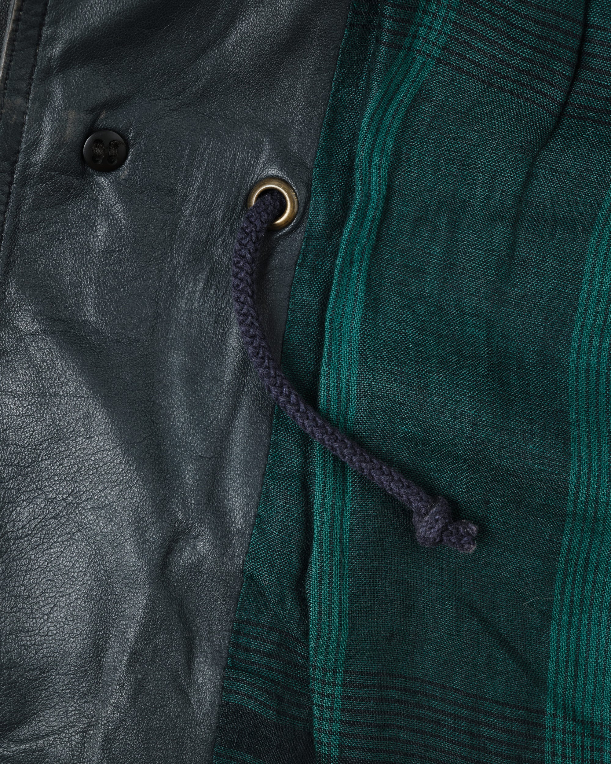 ［~70’s］Old GUCCI Military Style 4 Pockets Leather Jacket Size.50