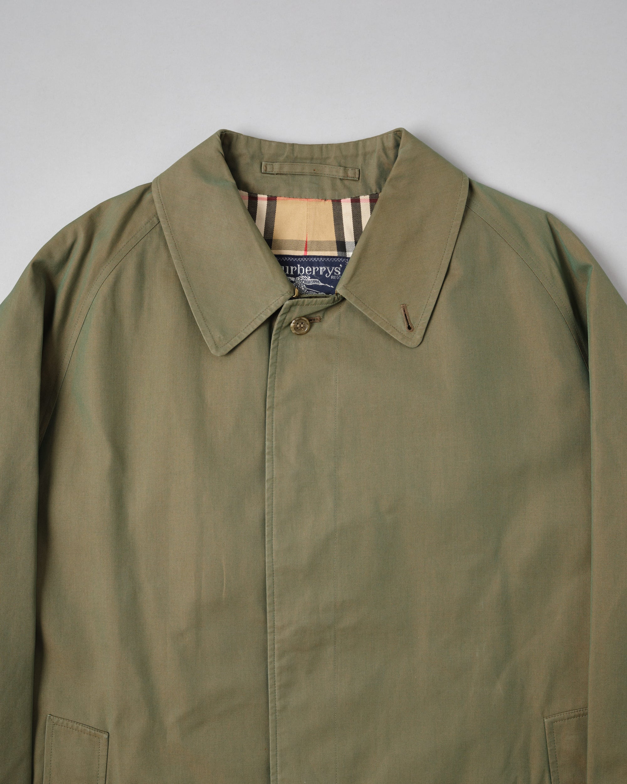 【~80's】Vintage Burberrys Single Raglan Balmacaan Coat C100 Size.50RL "TAMAMUSHI"