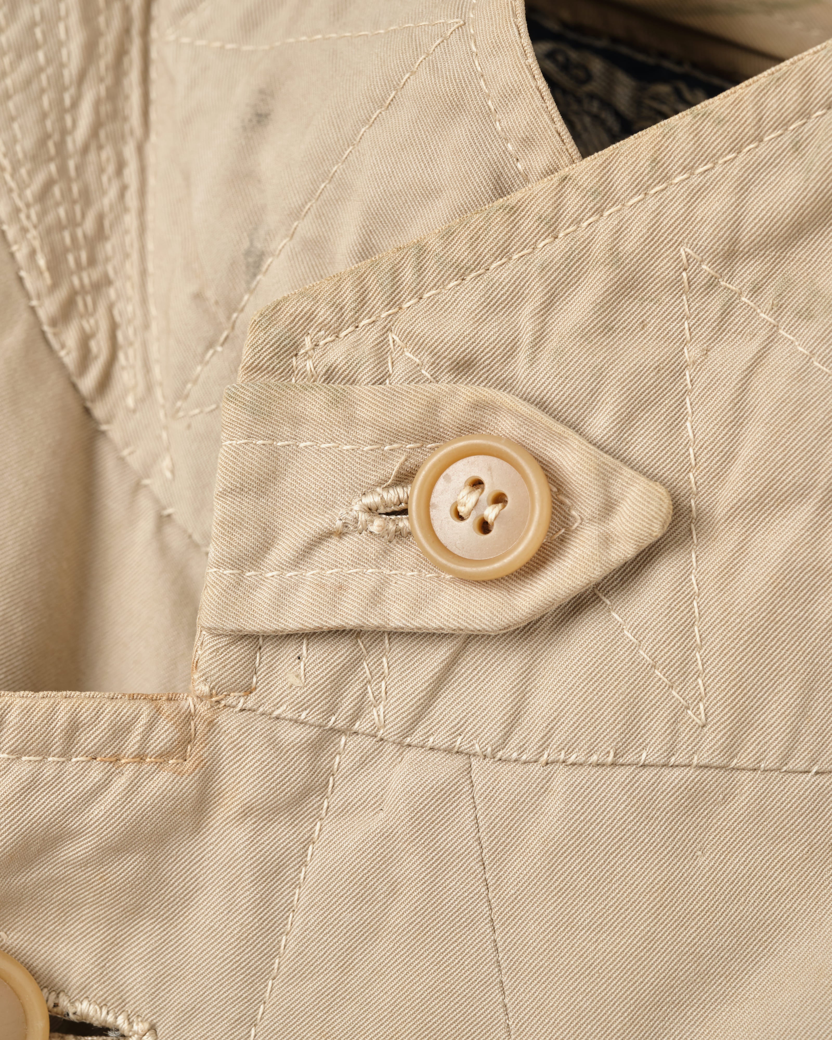 【~50's】Vintage Burberrys Paris Chesterfield Coat C100 Size.46 "Made in France"