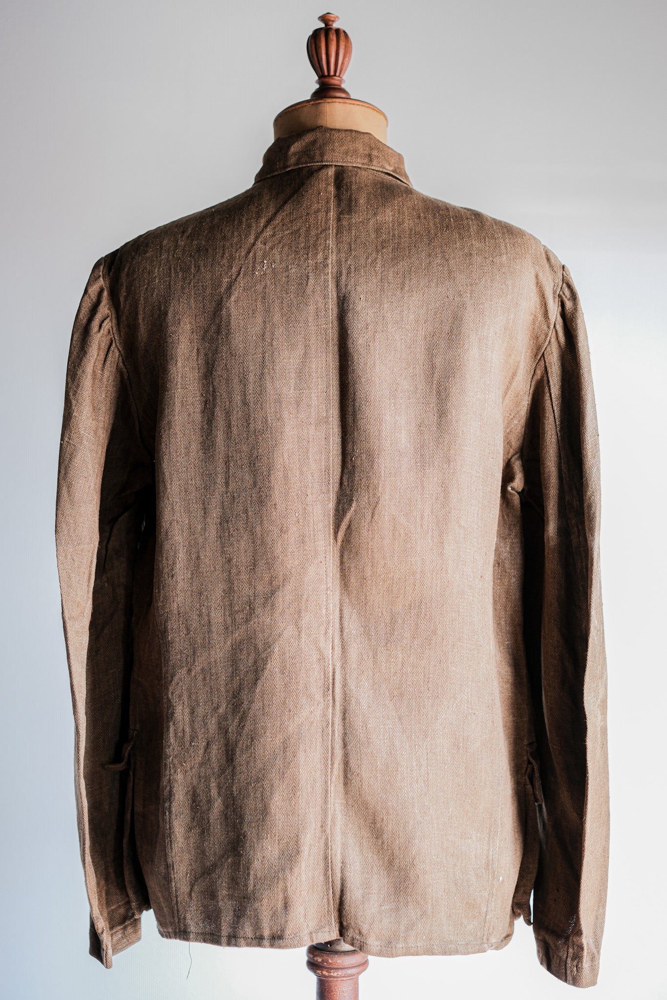 [~ 40 '] WW 's 독일군 드릴리 치 hbt 린넨 재킷 "특이한 색상" "Wehrmacht"