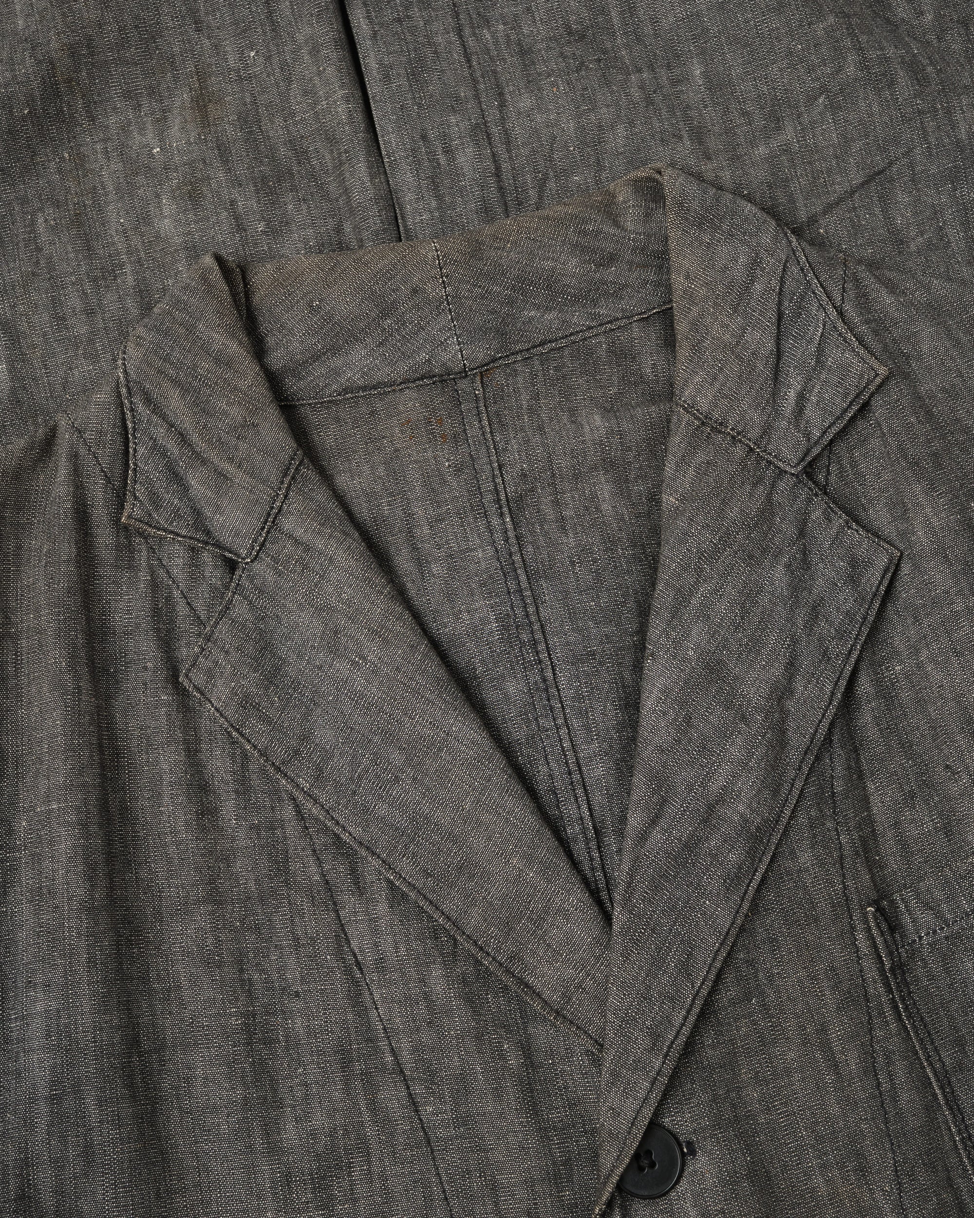 ［~50’s］French Vintage Metis Black Chambray Atelier Coat