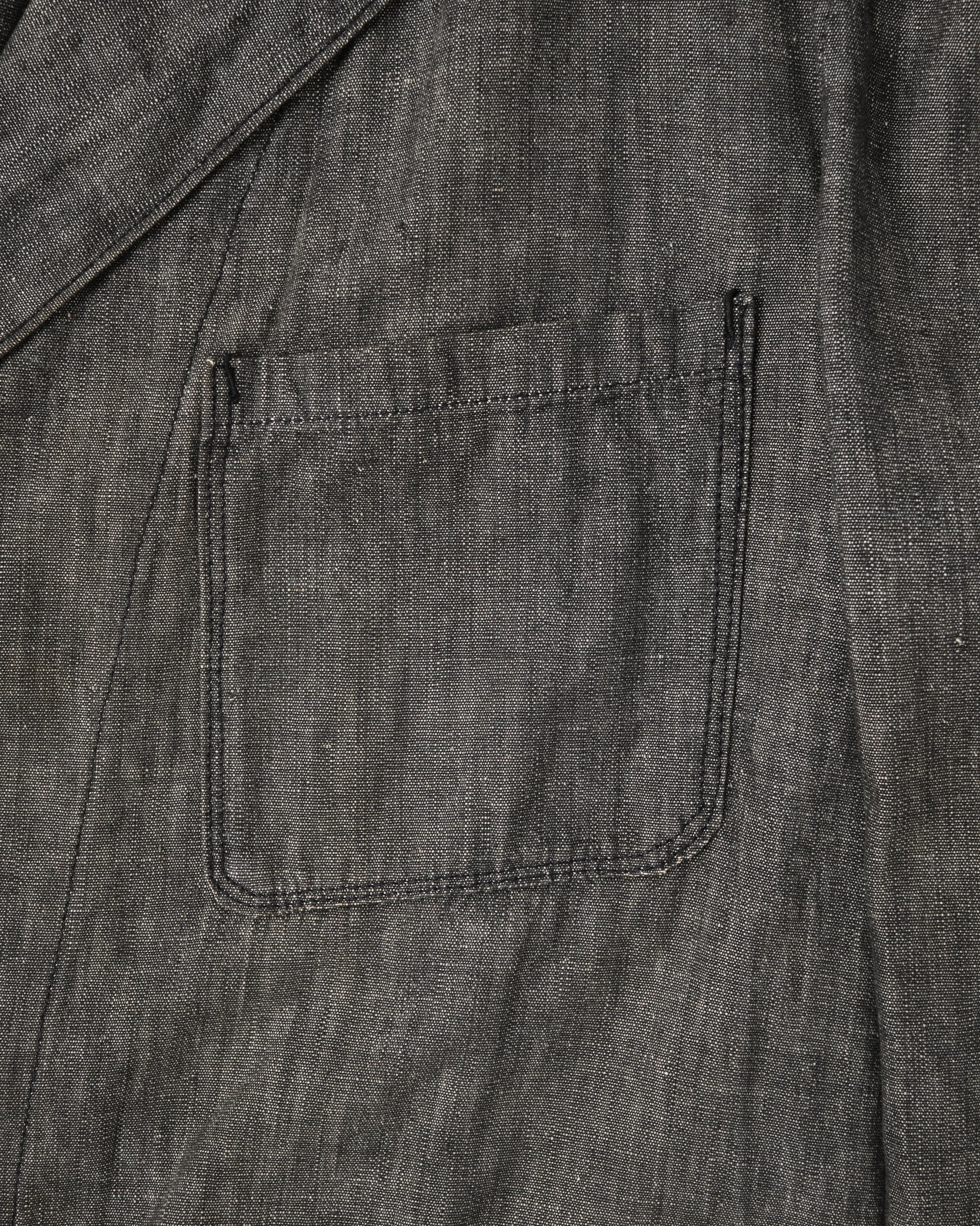 ［~50’s］French Vintage Metis Black Chambray Atelier Coat