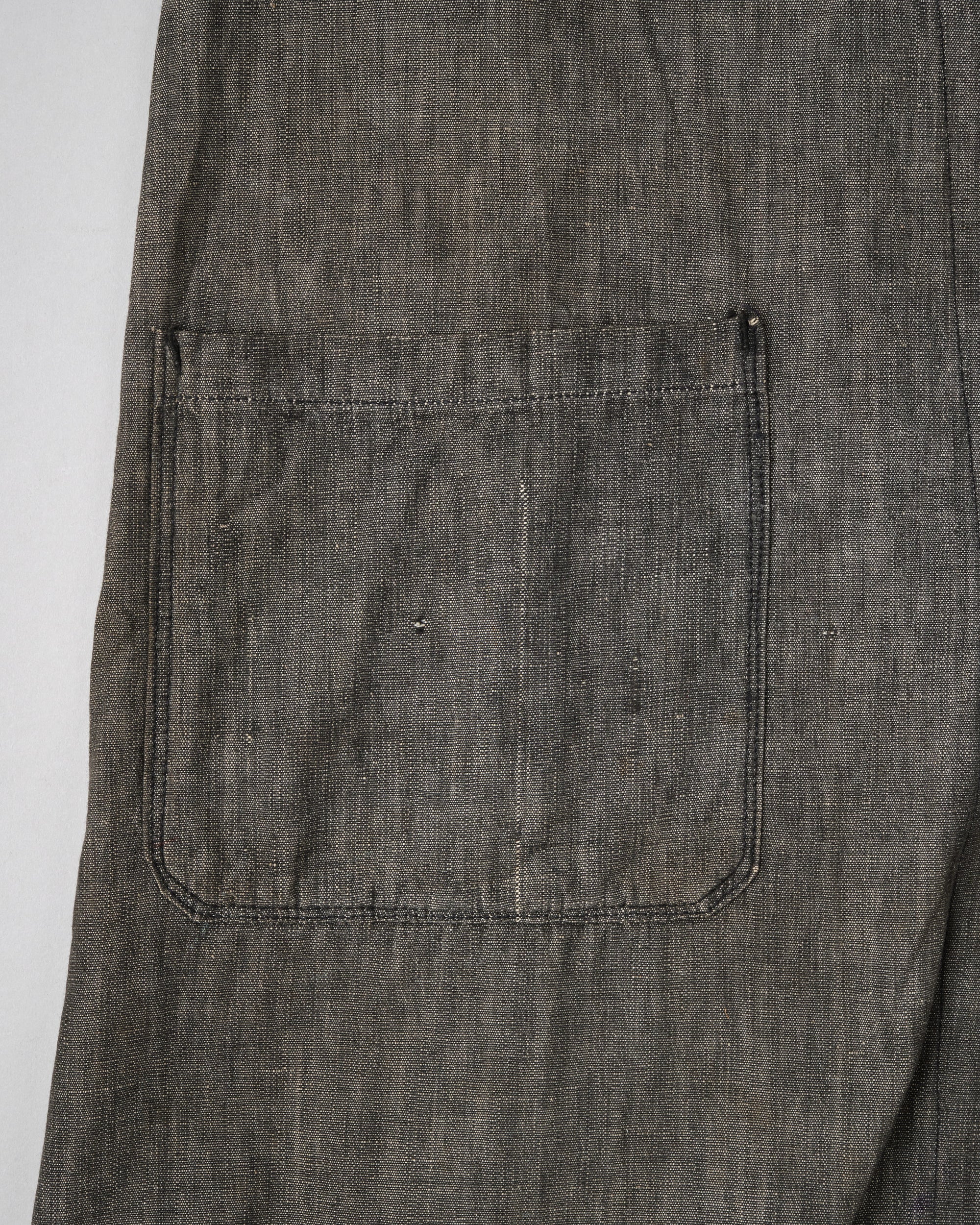 ［~50’s］French Vintage Metis Black Chambray Atelier Coat