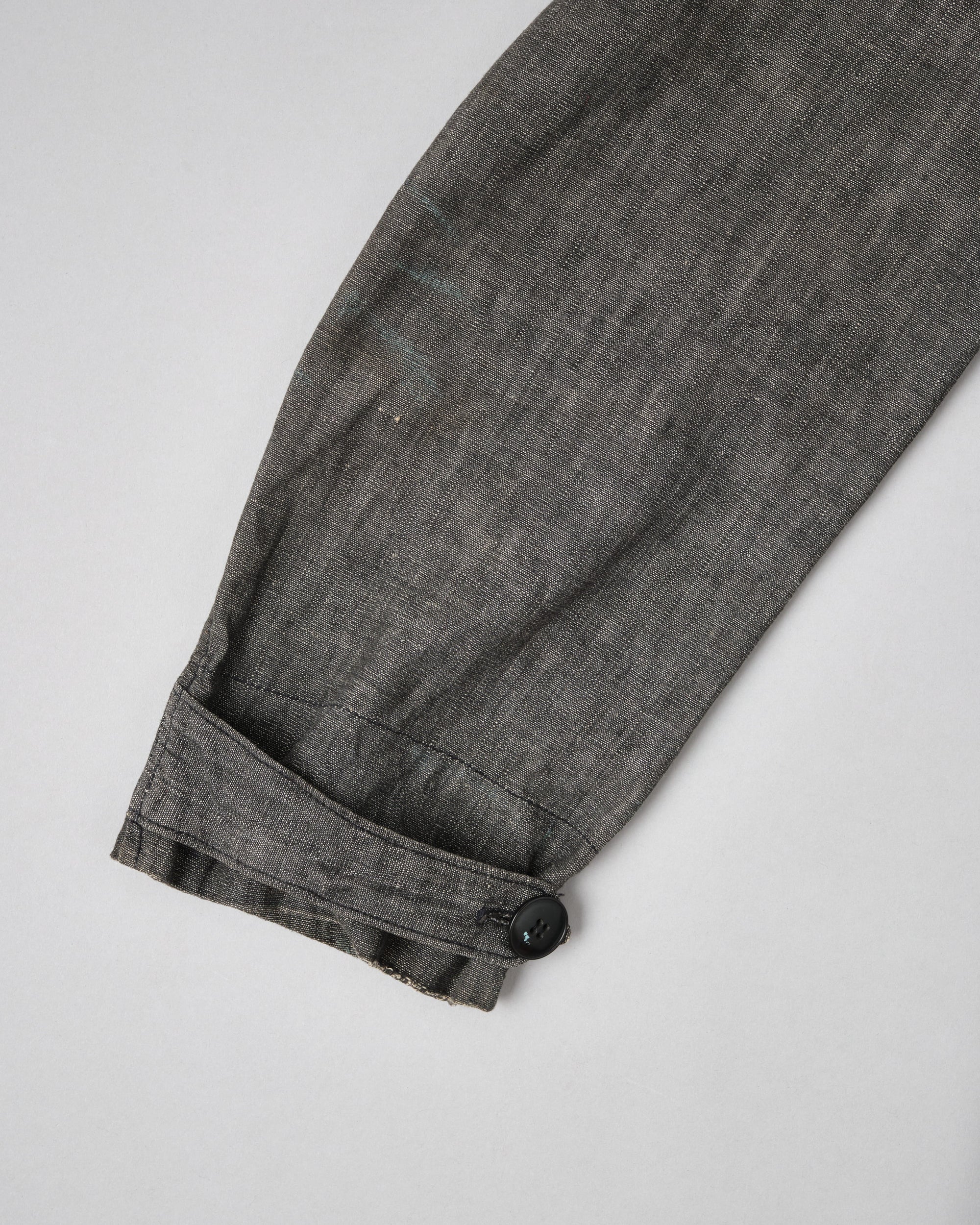［~50’s］French Vintage Metis Black Chambray Atelier Coat