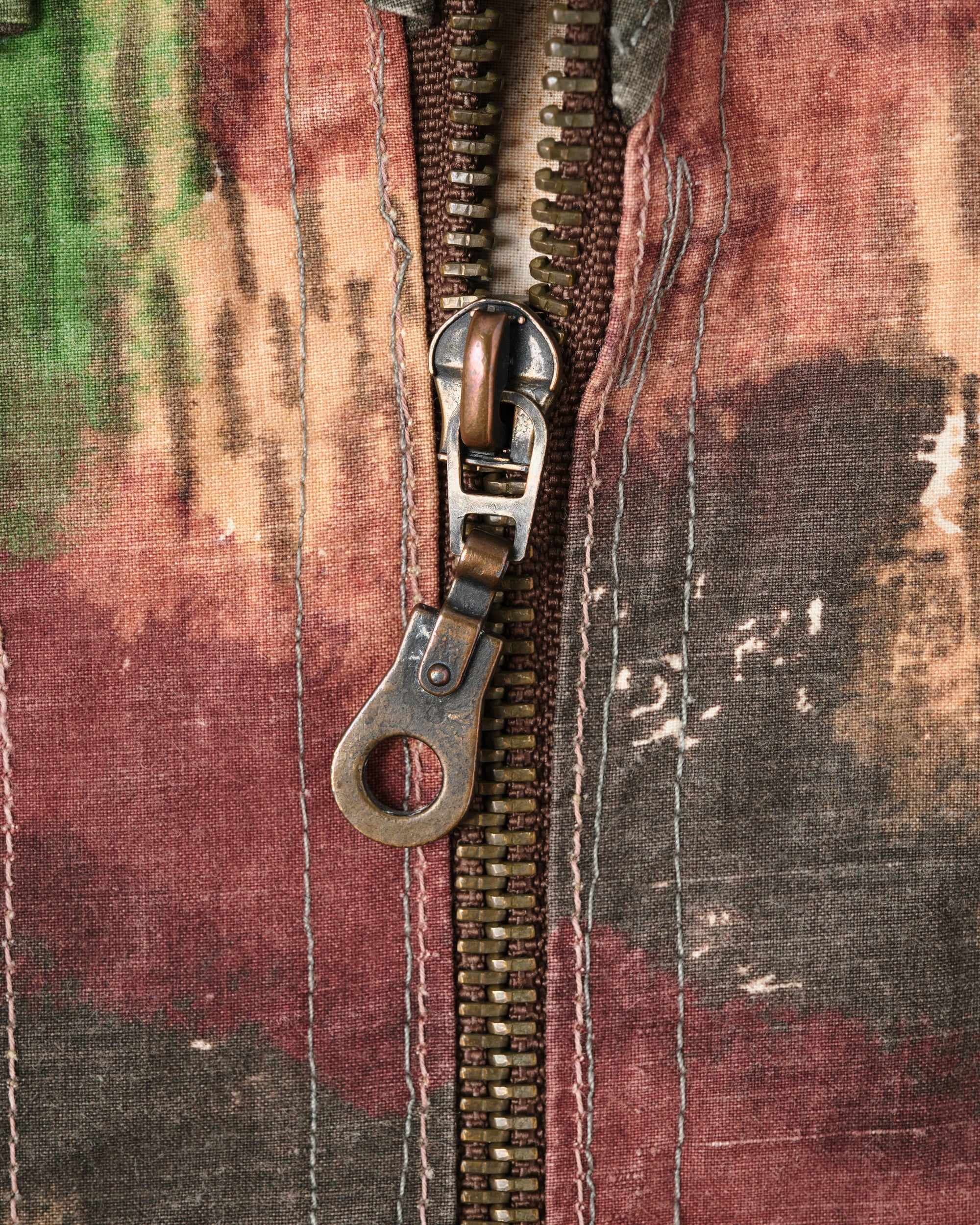 ［~60’s］Czechoslovakian Army Sumpfmuster Pattern Camouflage Zip Up Shooting Vest "Localmade"