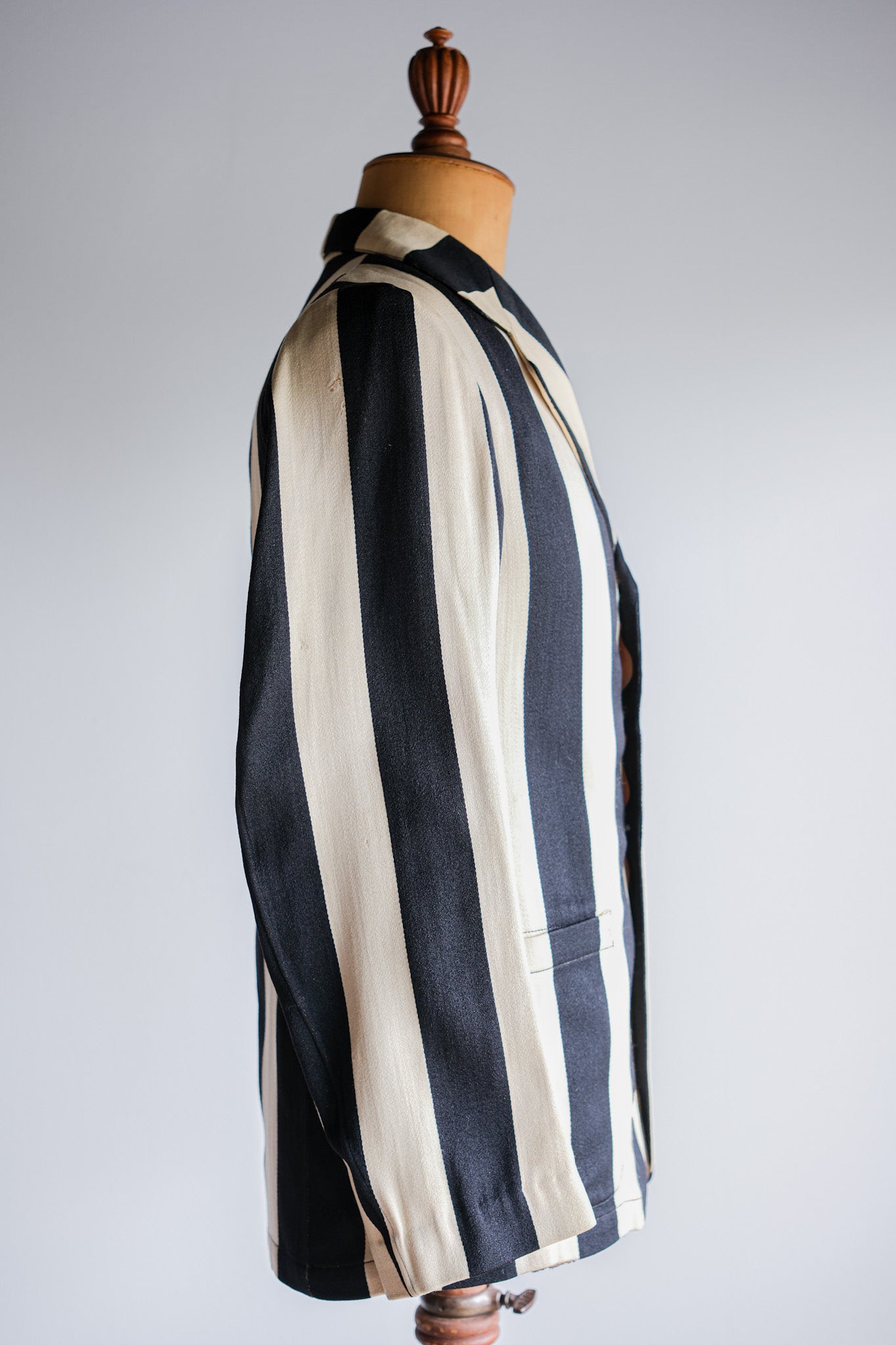 ［~20's］British Vintage 2 Tone Striped College Jacket