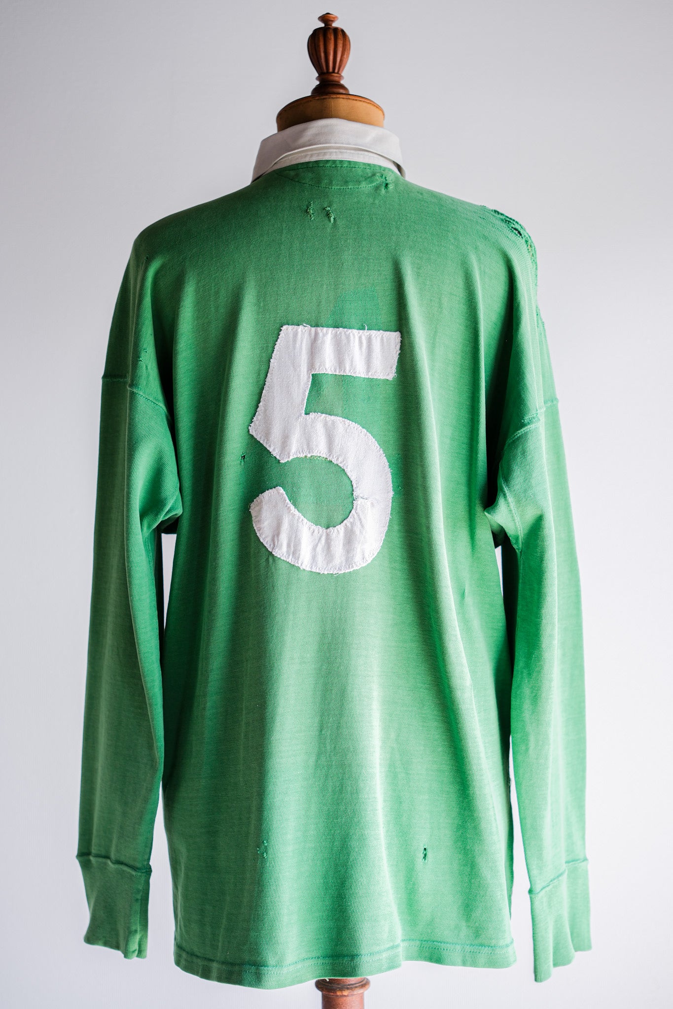 [~ 60's] British Vintage Numbering Rugger Shirt Taille.46 "Umbro" "Boro"