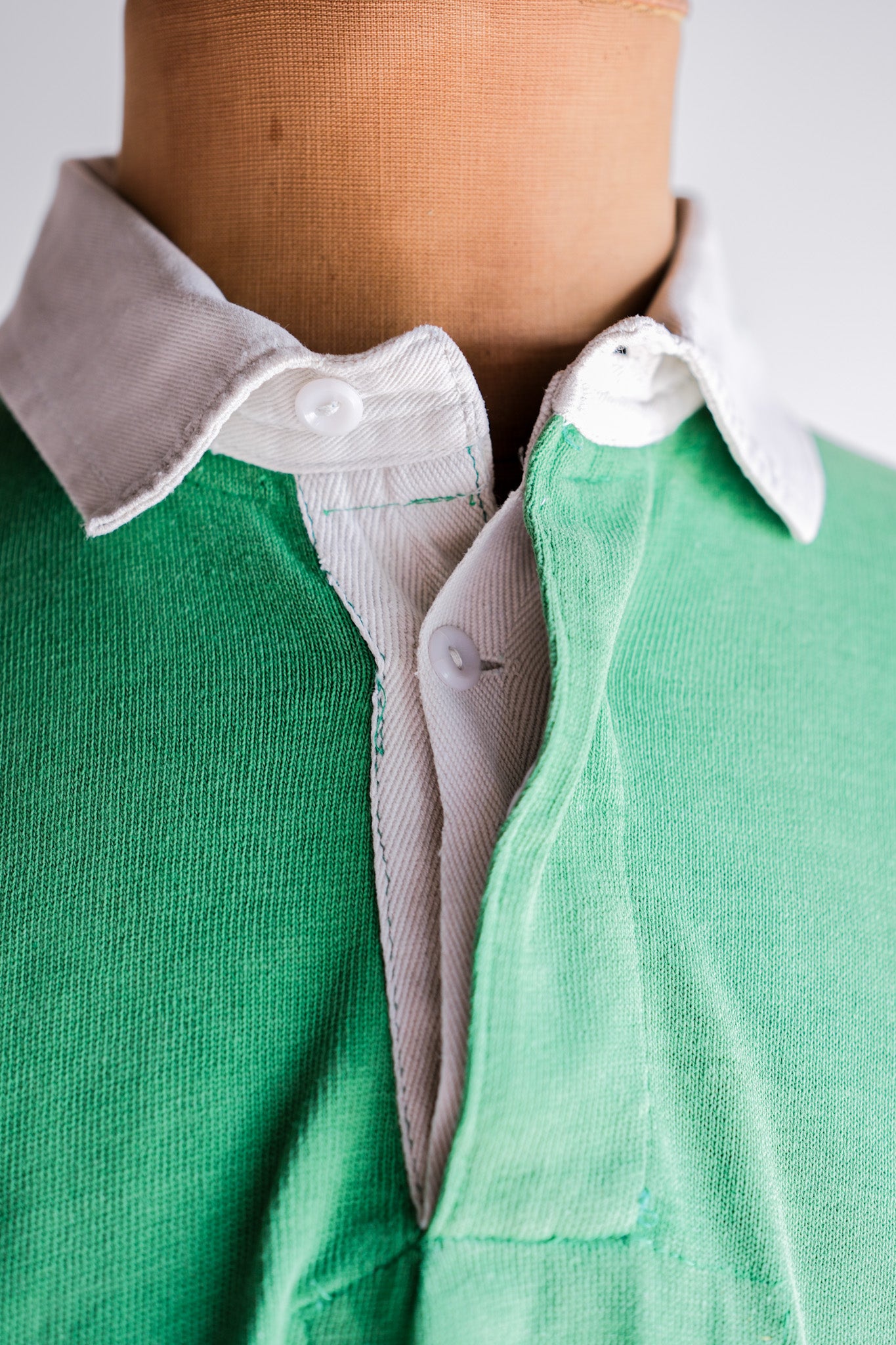 [~ 60's] British Vintage Numbering Rugger Shirt Taille.46 "Umbro" "Boro"