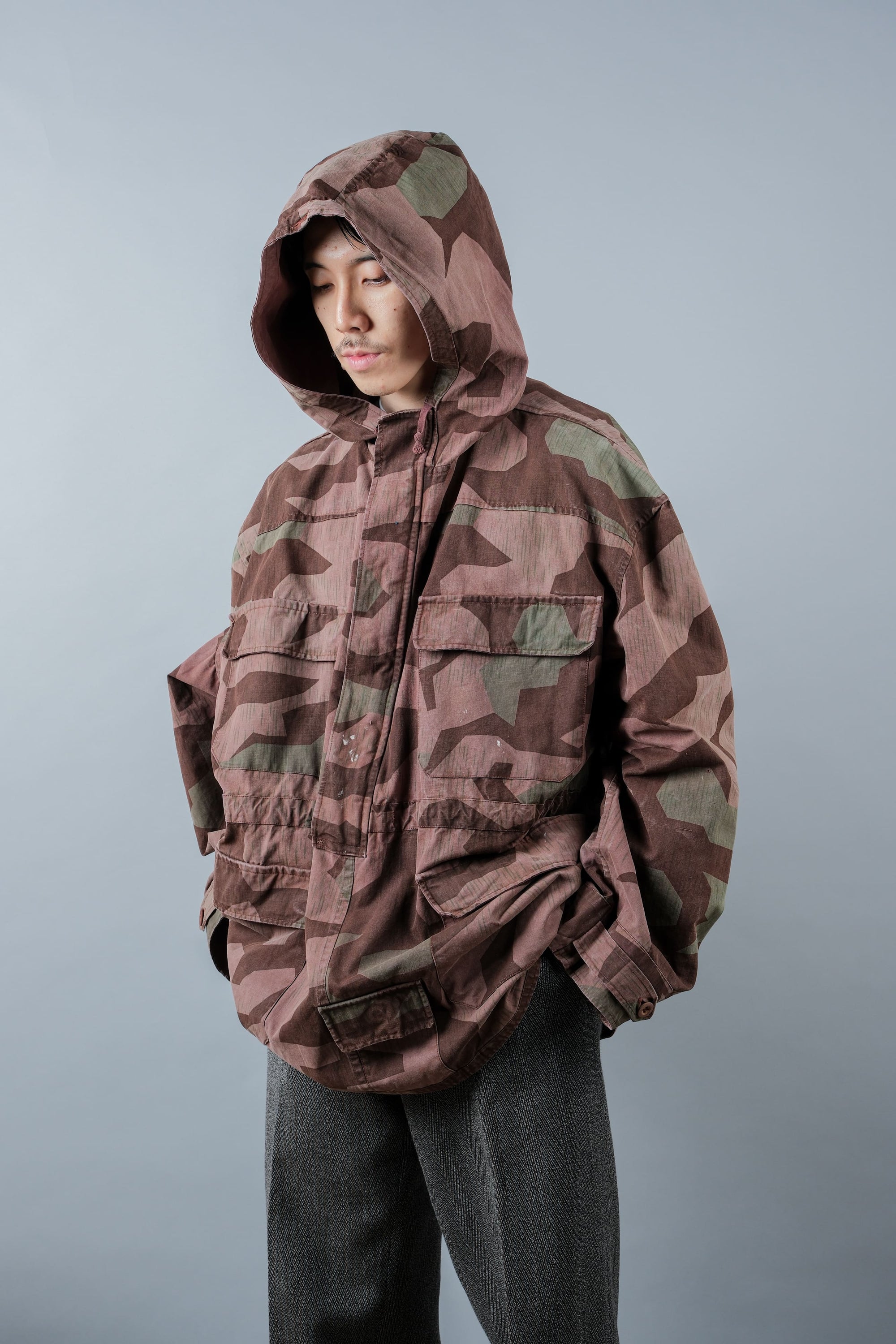 ［~60's］German Vintage Splinter Pattern Camouflage Smock