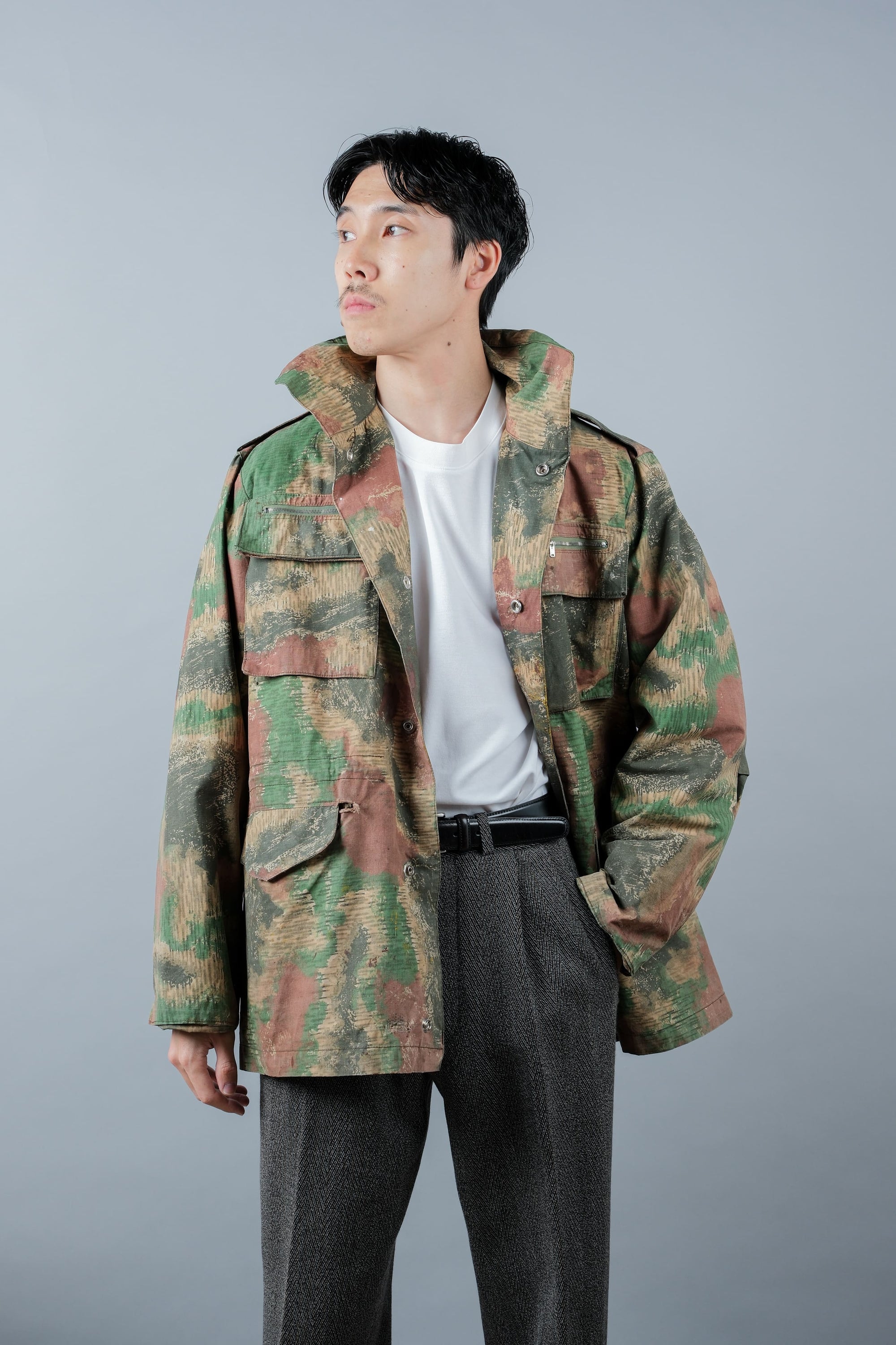 ［~60's］Czechoslovakian Army Sumpfmuster Pattern Camouflage Field Jacket "Localmade"