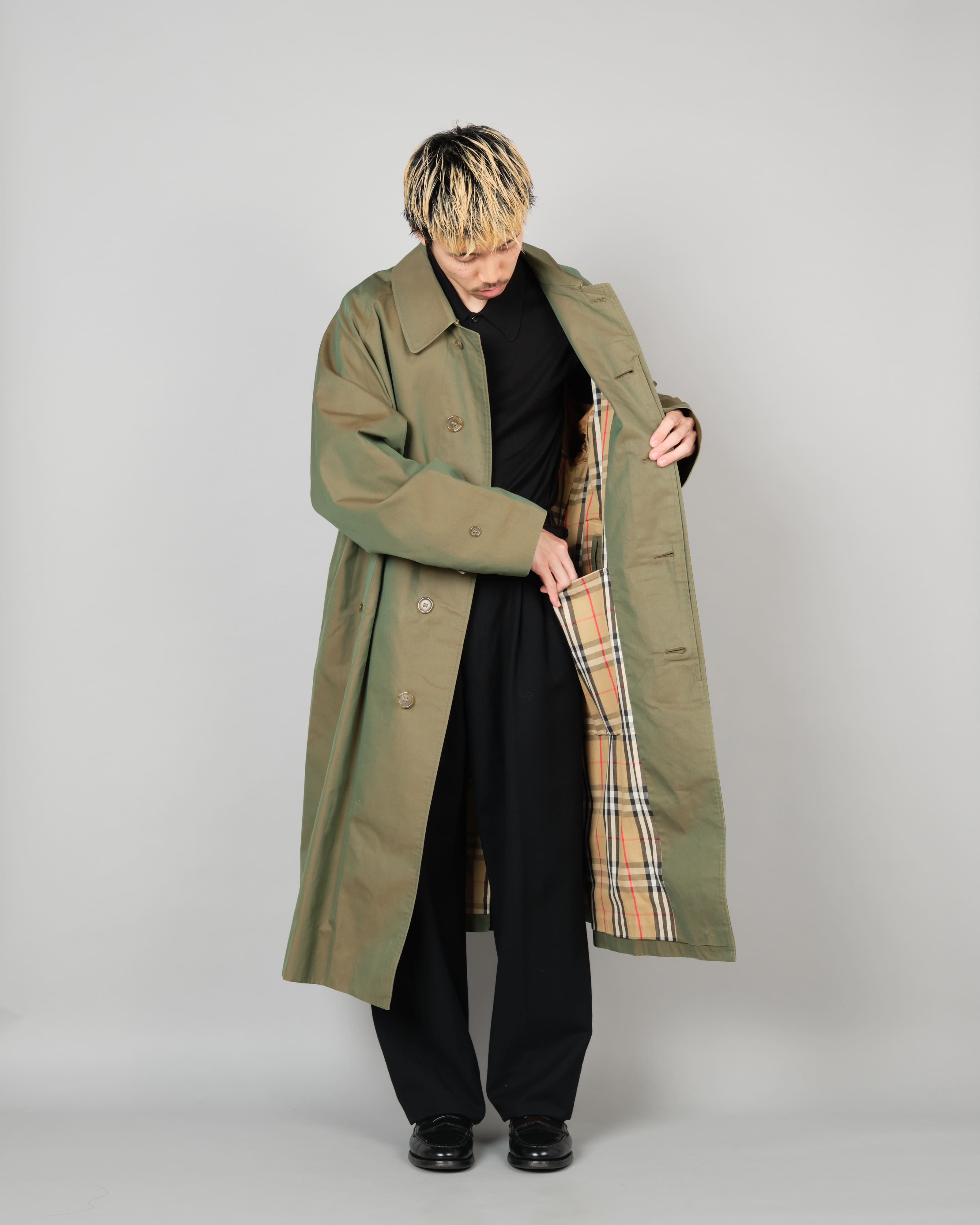 【~80's】Vintage Burberrys Single Raglan Balmacaan Coat C100 Size.50RL "TAMAMUSHI"