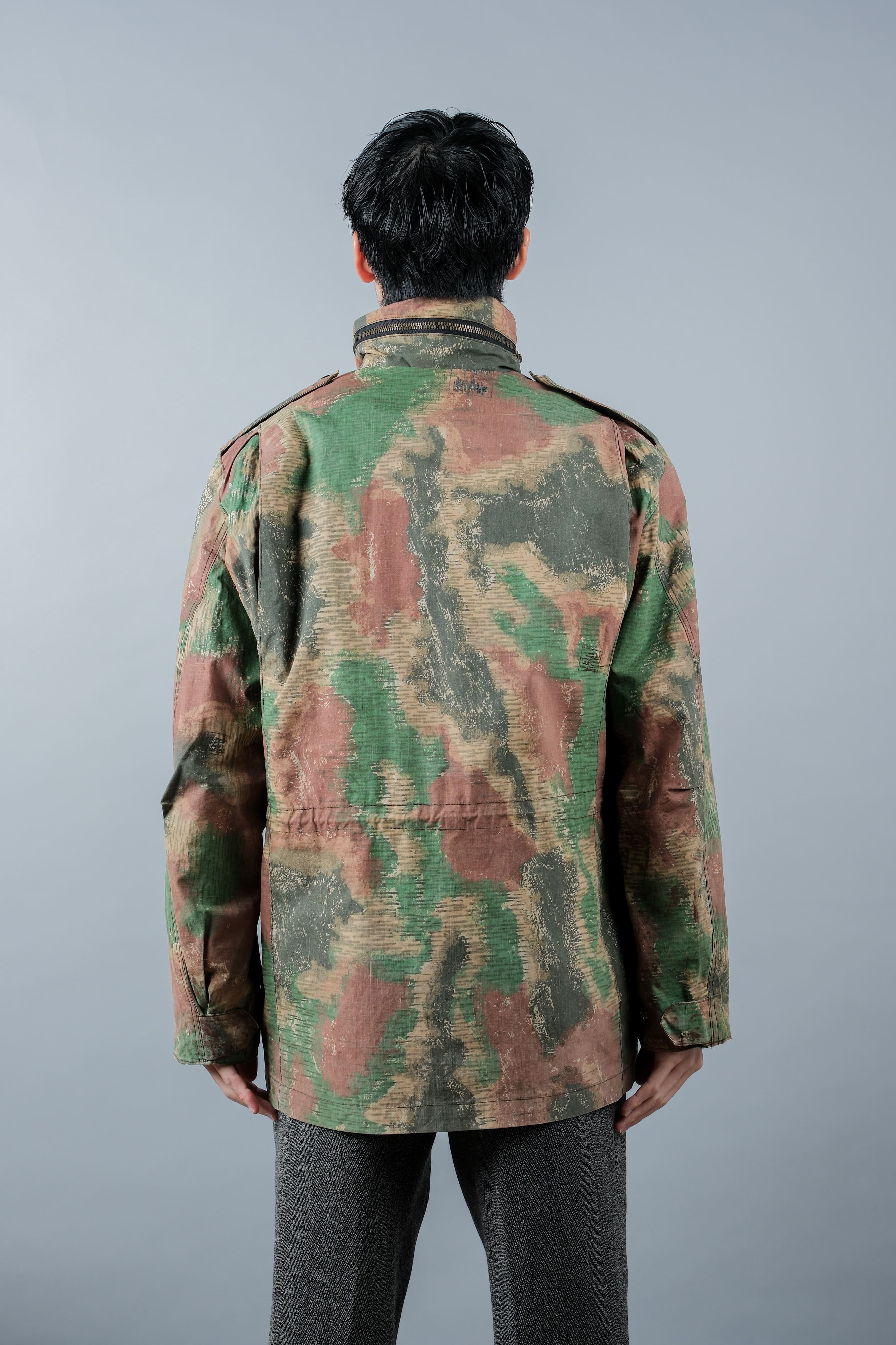 [~ 60's] Czechoslovakian Army Sumpfmster Pattern Camouflage Field Jacket "Localmade"