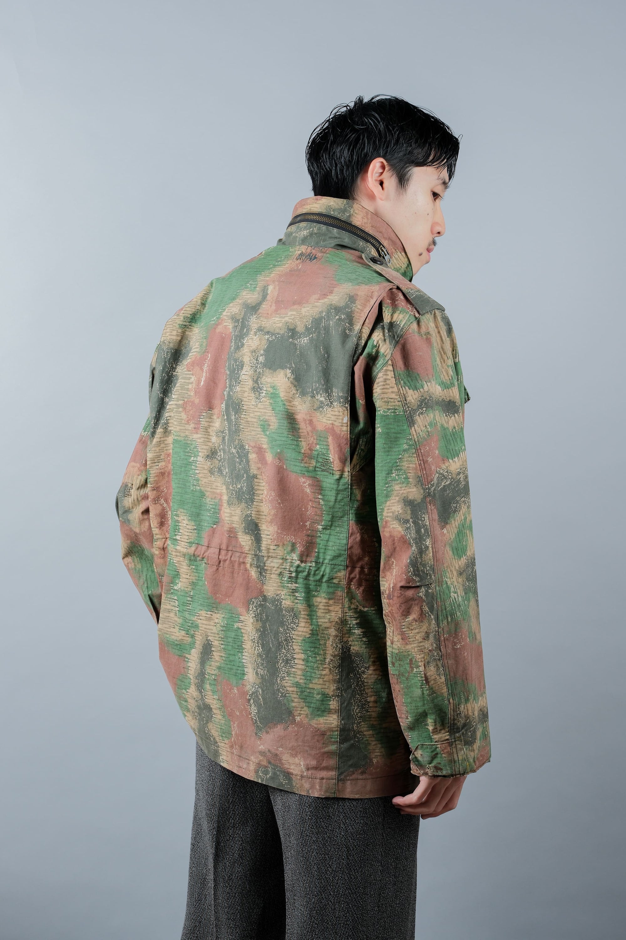 ［~60's］Czechoslovakian Army Sumpfmuster Pattern Camouflage Field Jacket "Localmade"
