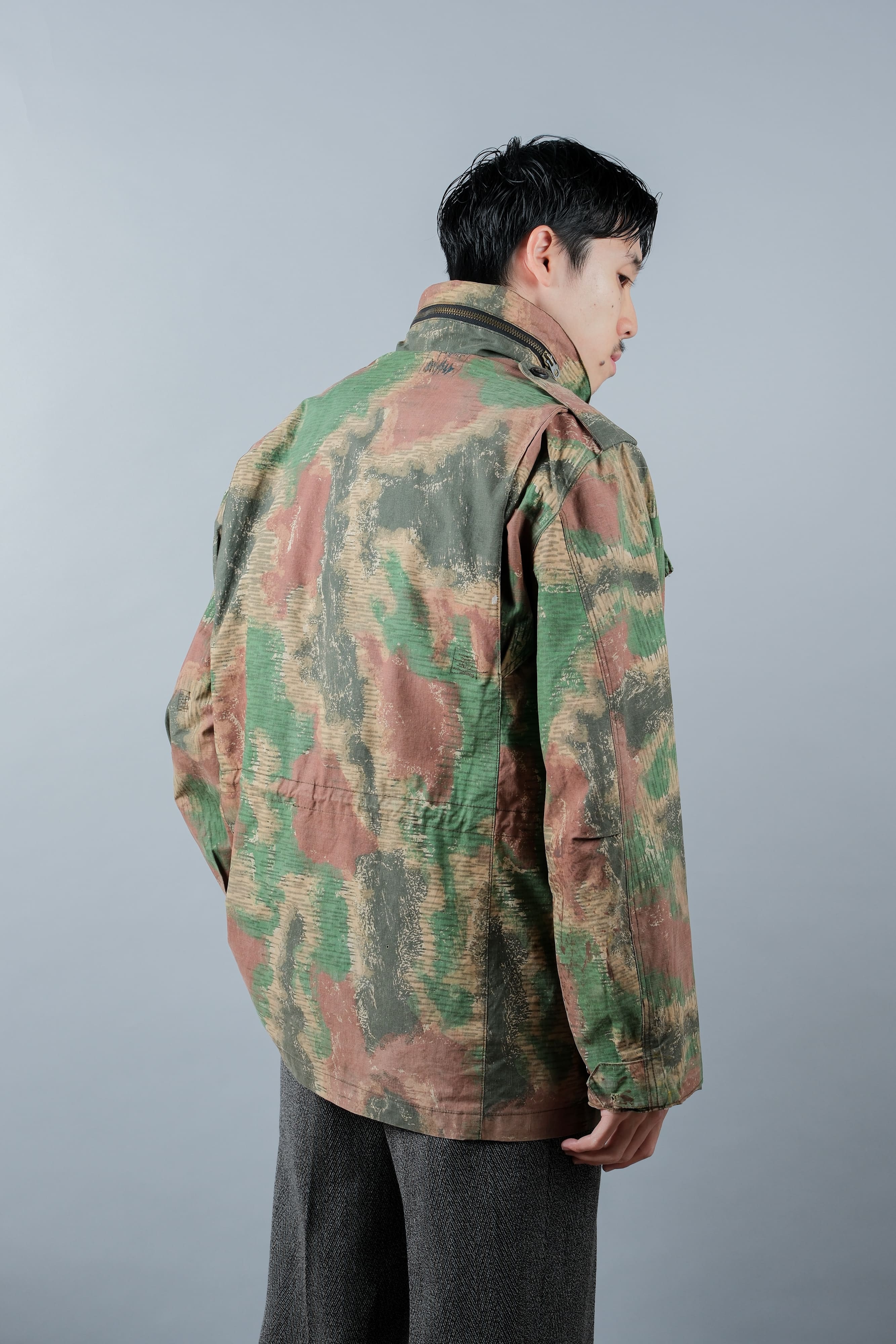 [~ 60's] Czechoslovakian Army Sumpfmster Pattern Camouflage Field Jacket "Localmade"