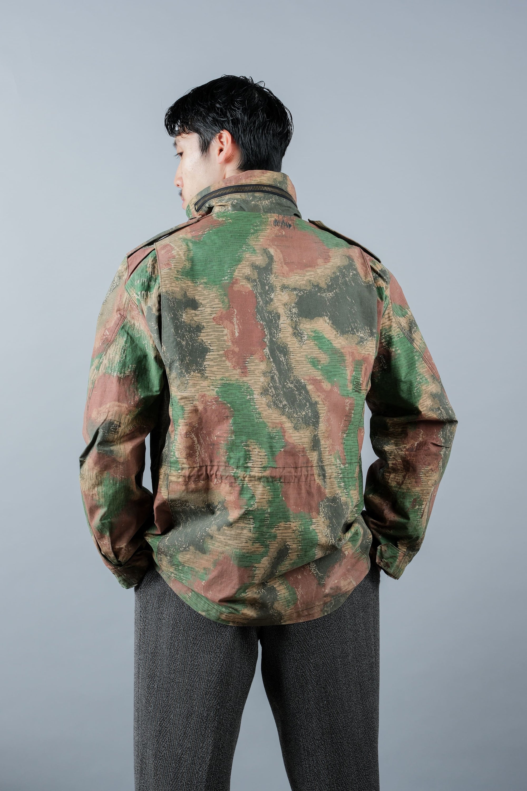 ［~60's］Czechoslovakian Army Sumpfmuster Pattern Camouflage Field Jacket "Localmade"