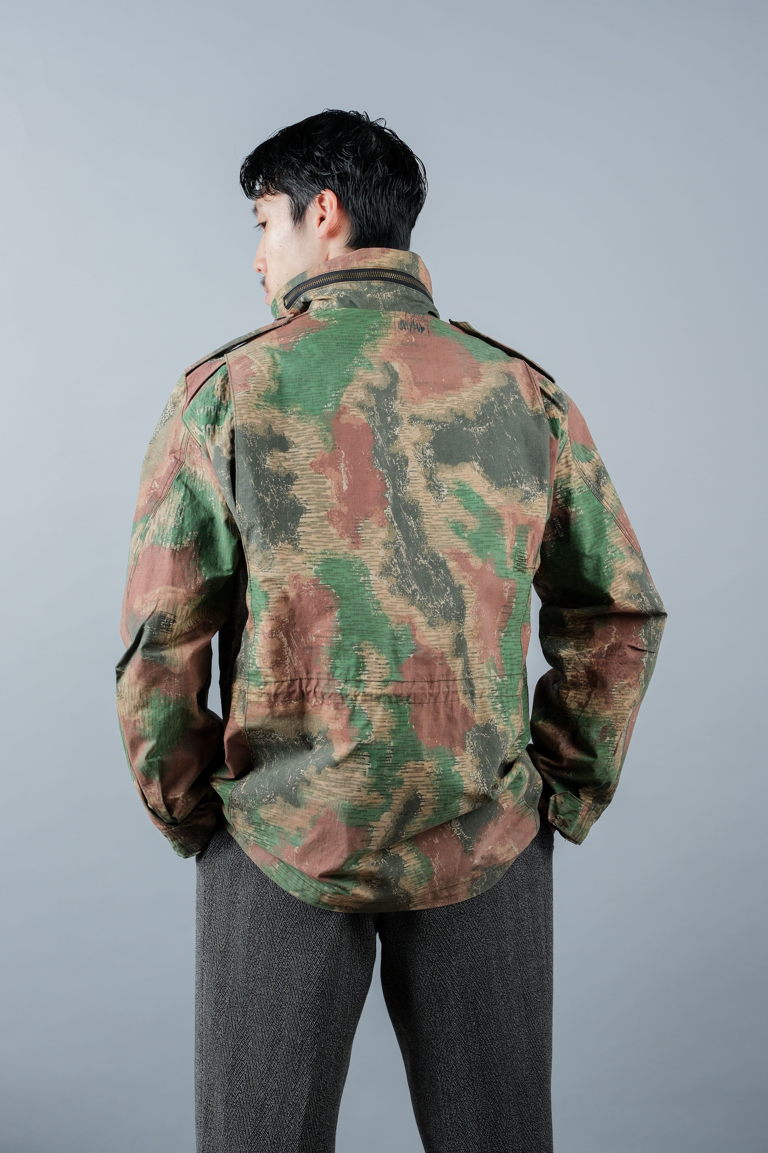 [~ 60's] Czechoslovakian Army Sumpfmster Pattern Camouflage Field Jacket "Localmade"