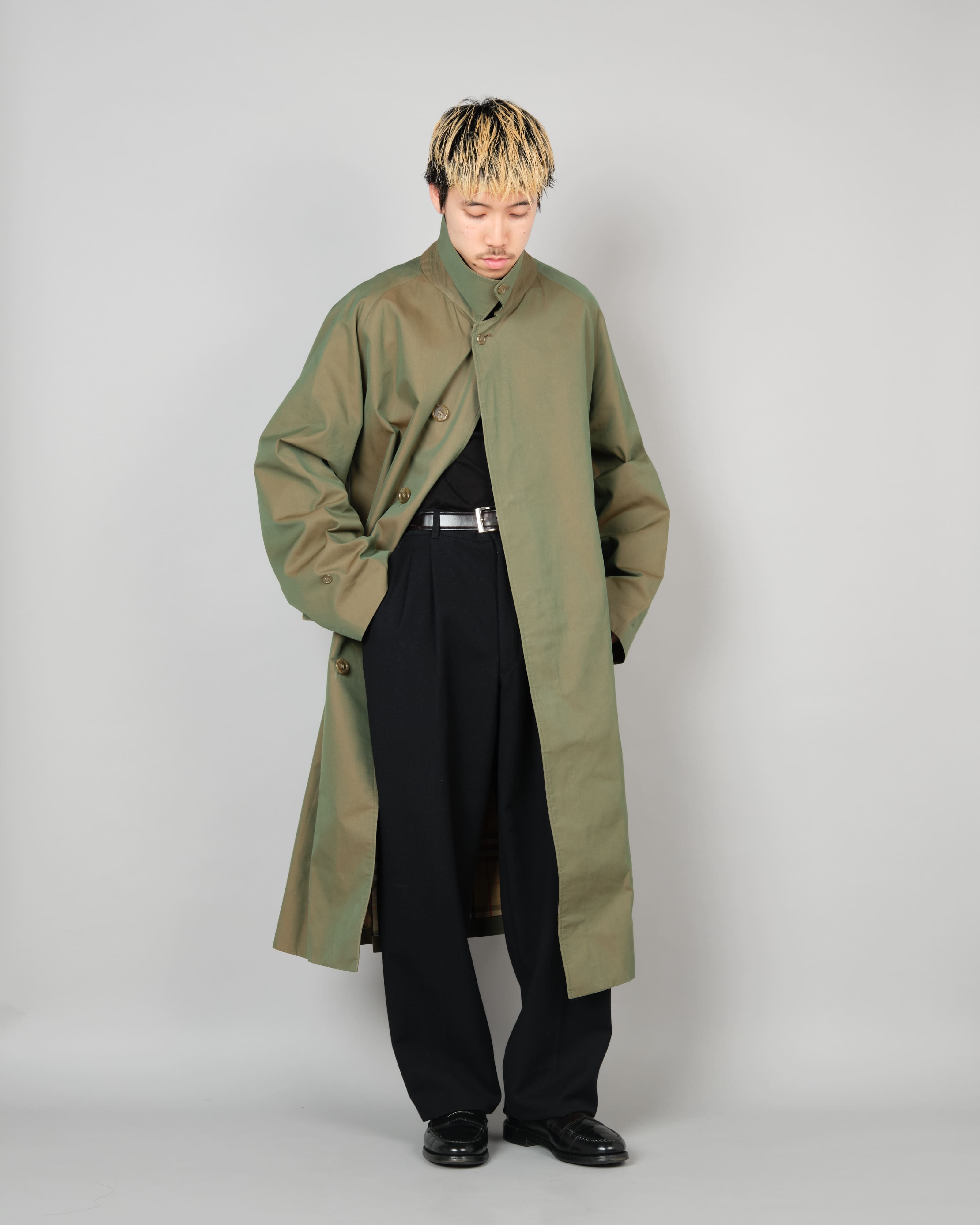 【~80's】Vintage Burberrys Single Raglan Balmacaan Coat C100 Size.50RL "TAMAMUSHI"