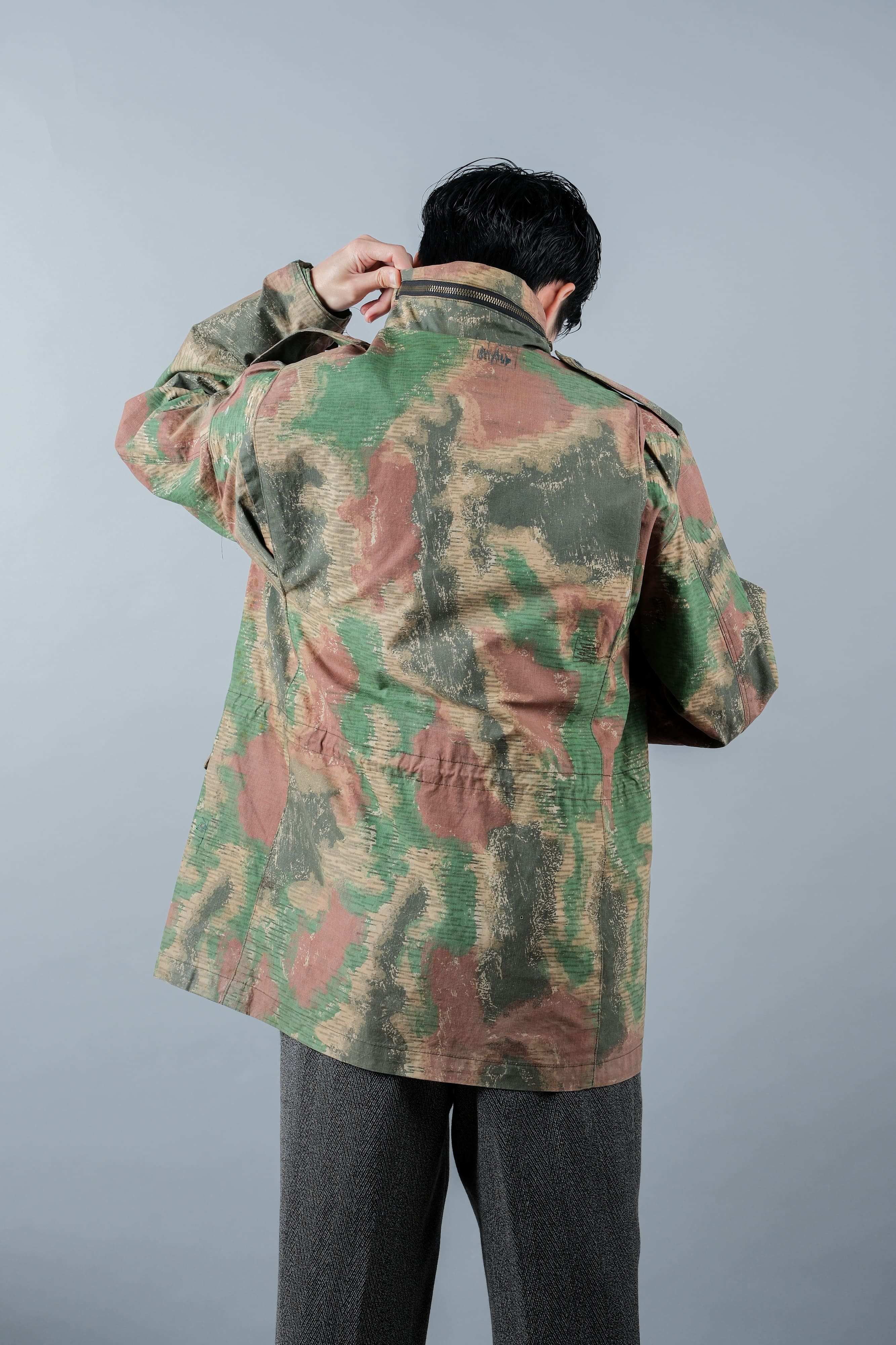 [~ 60's] Czechoslovakian Army Sumpfmster Pattern Camouflage Field Jacket "Localmade"