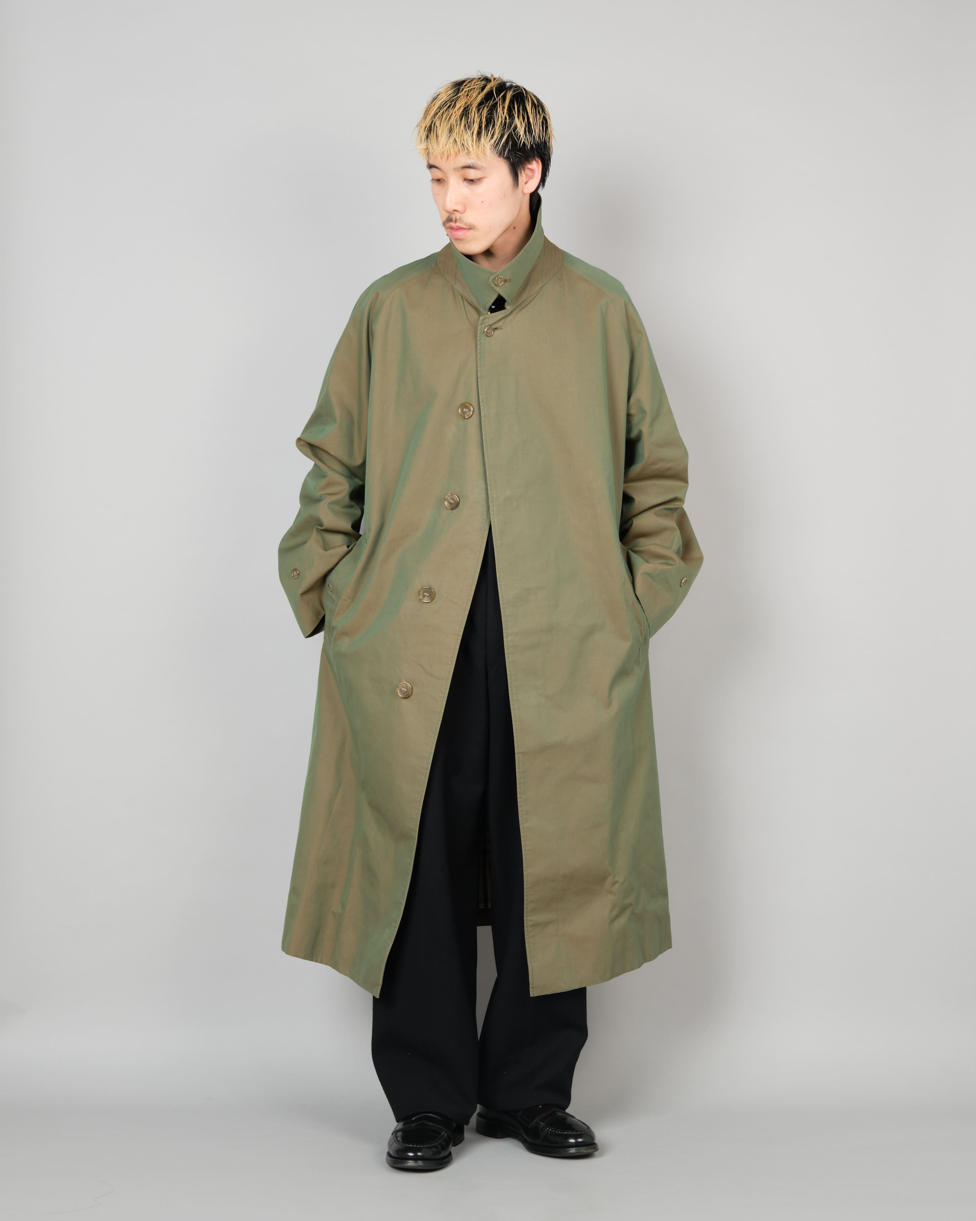 【~80's】Vintage Burberrys Single Raglan Balmacaan Coat C100 Size.50RL "TAMAMUSHI"