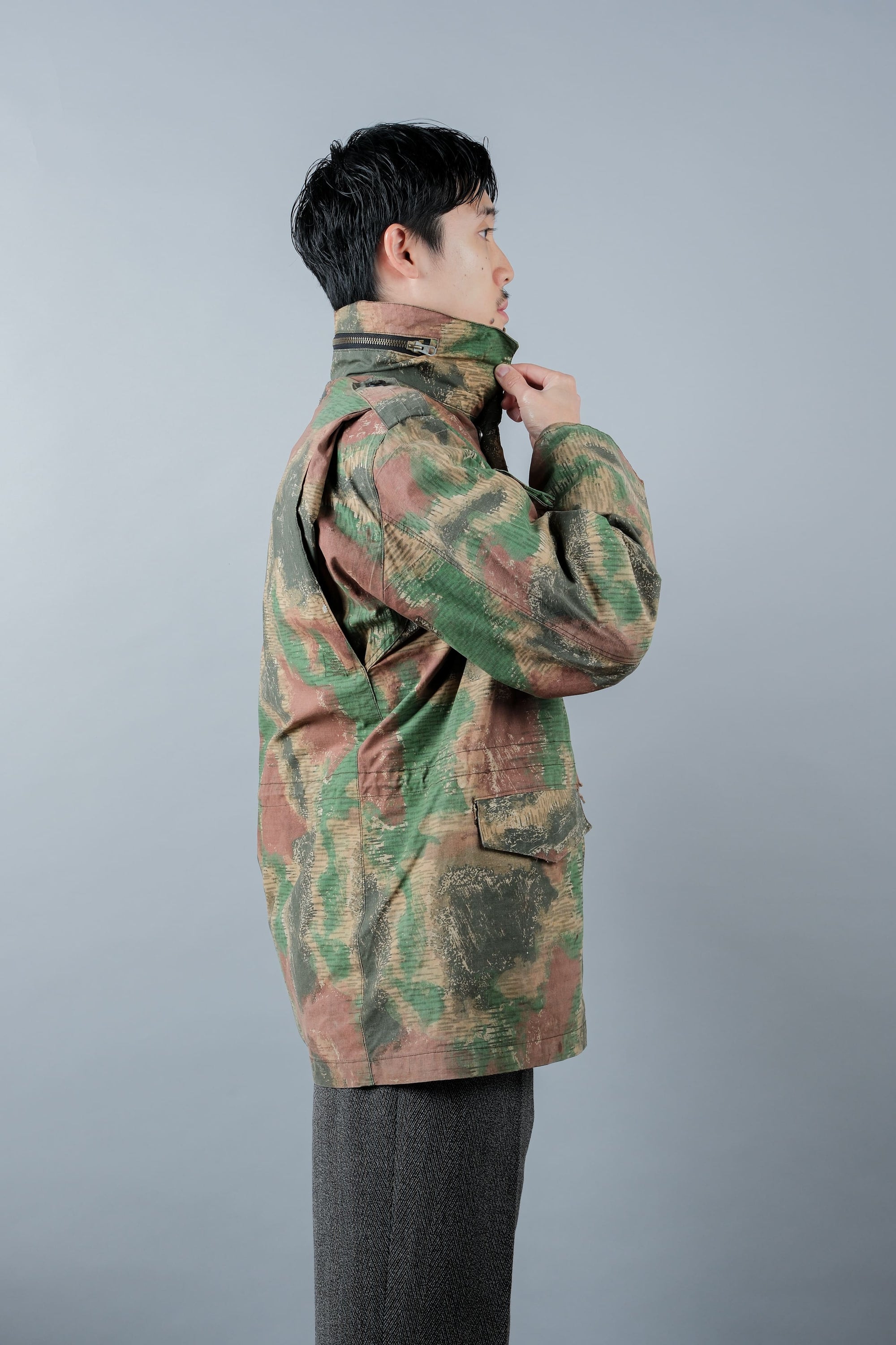 ［~60's］Czechoslovakian Army Sumpfmuster Pattern Camouflage Field Jacket "Localmade"