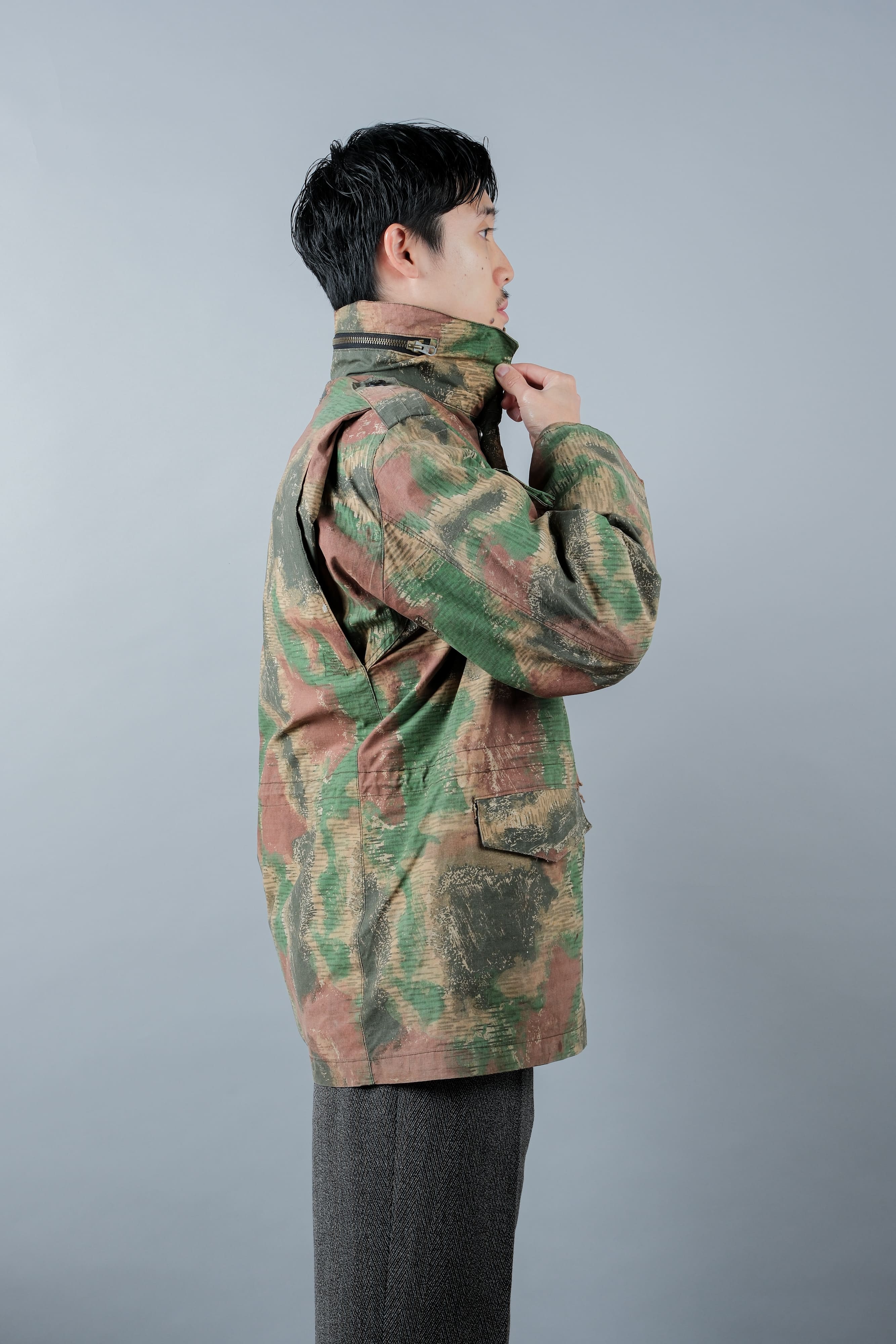 [~ 60's] Czechoslovakian Army Sumpfmster Pattern Camouflage Field Jacket "Localmade"