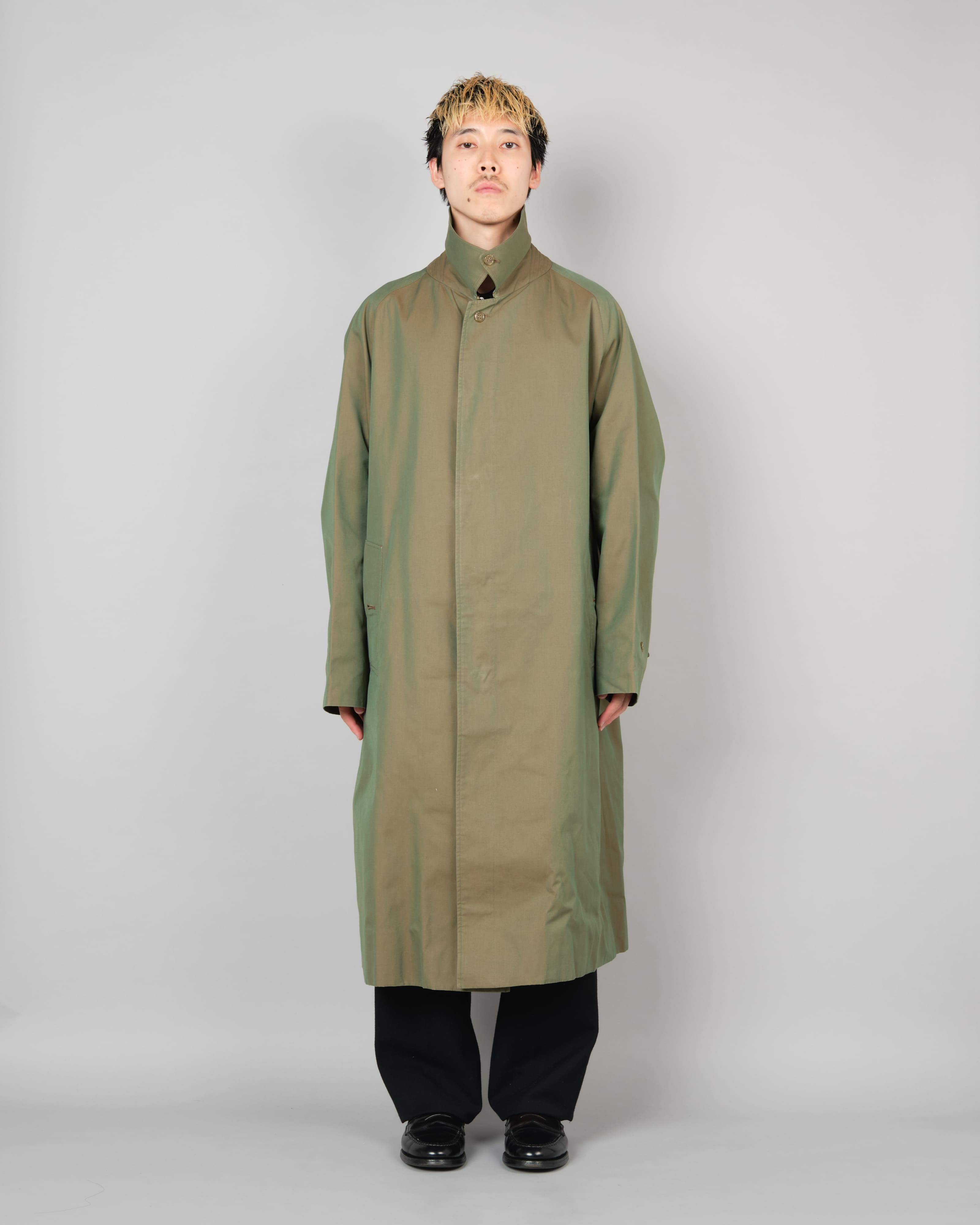 【~80's】Vintage Burberrys Single Raglan Balmacaan Coat C100 Size.50RL "TAMAMUSHI"