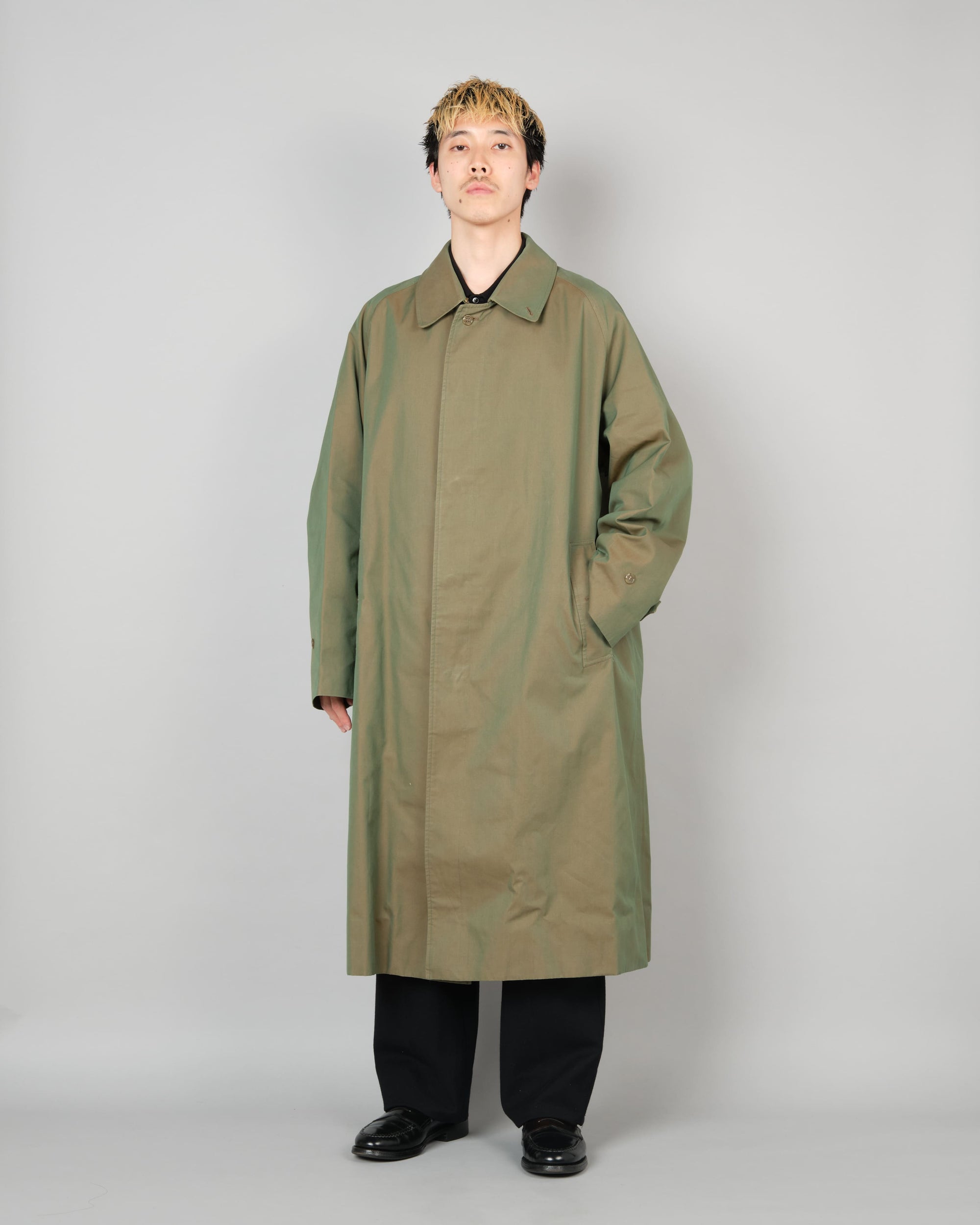 【~80's】Vintage Burberrys Single Raglan Balmacaan Coat C100 Size.50RL "TAMAMUSHI"
