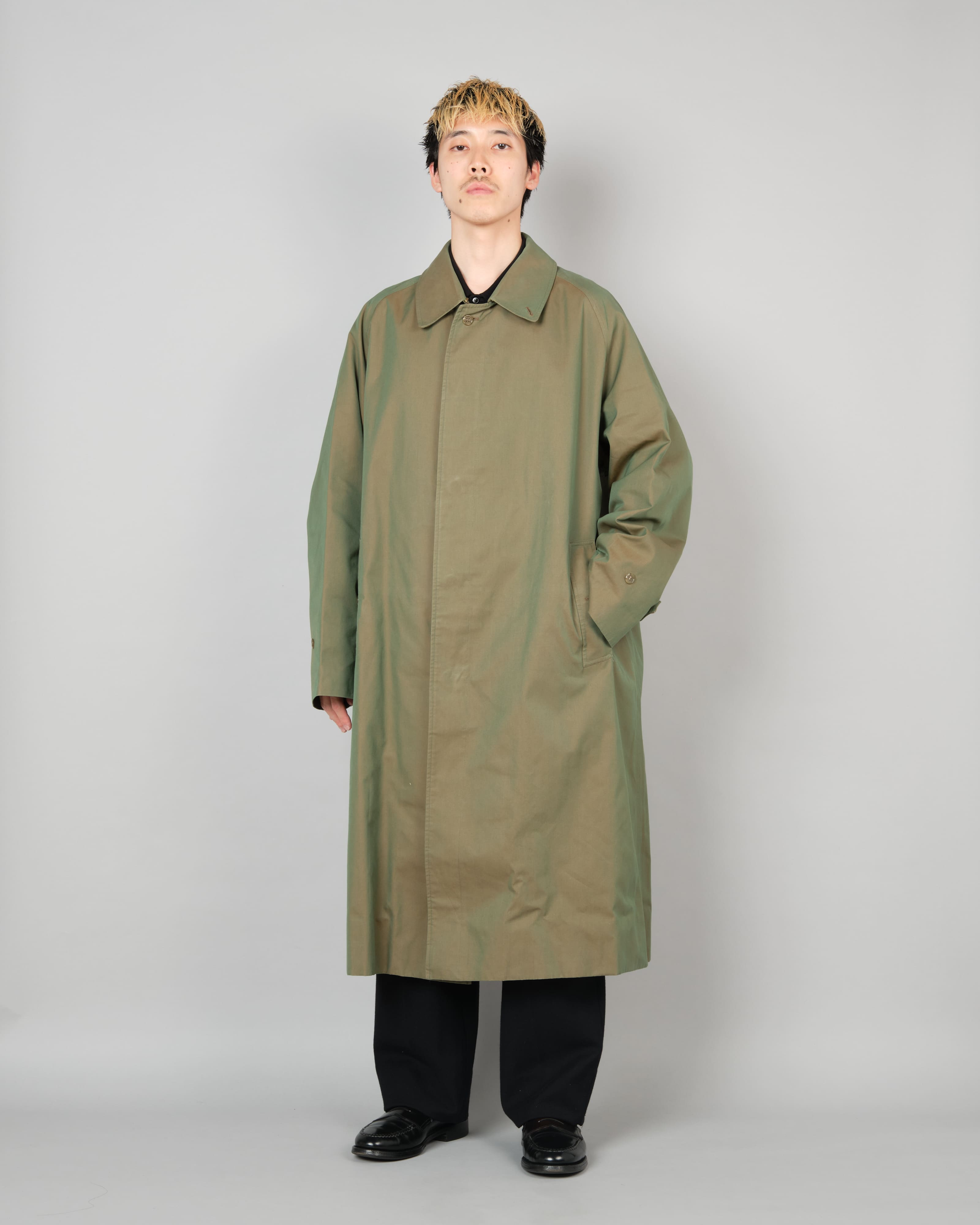 【~80's】Vintage Burberrys Single Raglan Balmacaan Coat C100 Size.50RL "TAMAMUSHI"