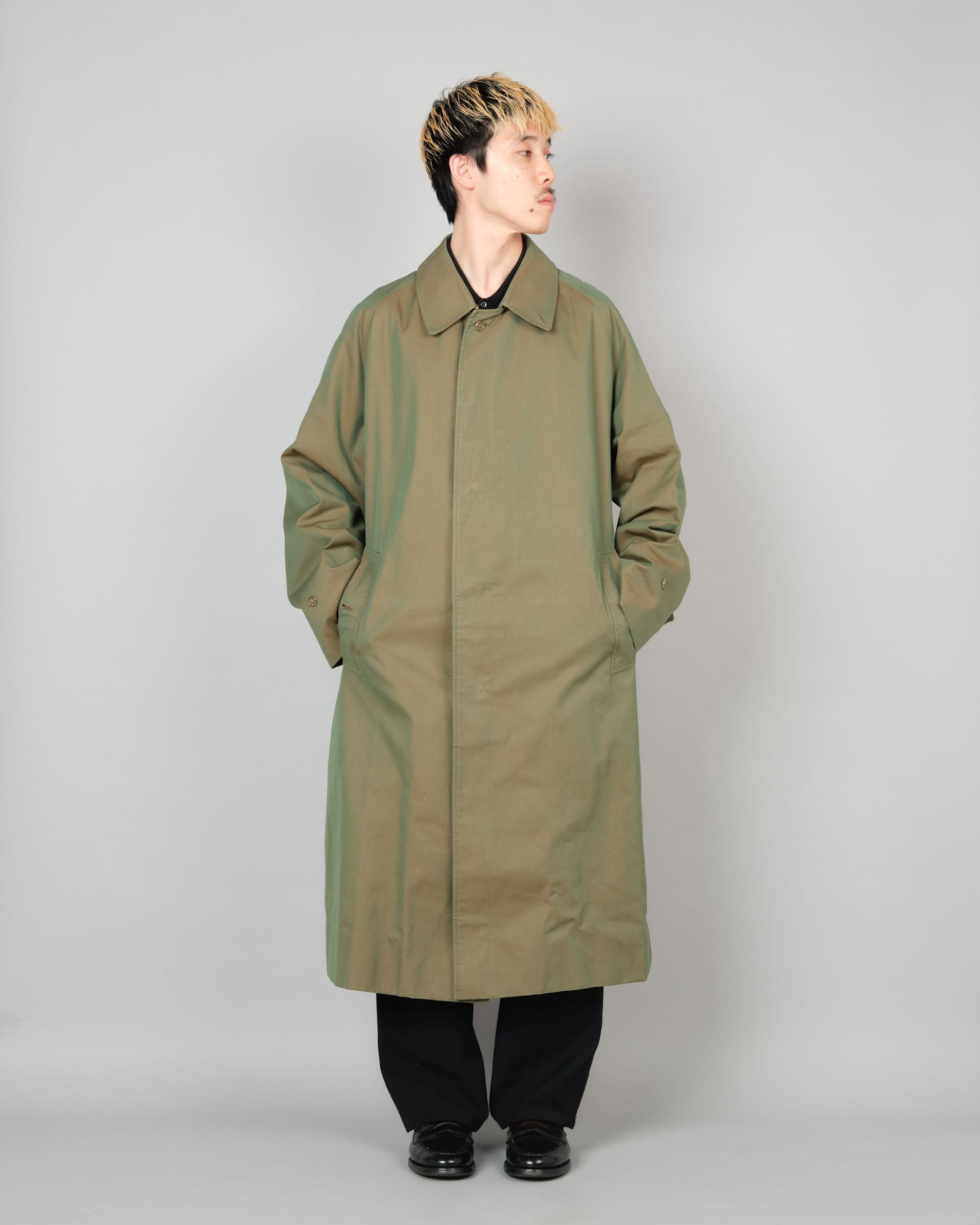 【~80's】Vintage Burberrys Single Raglan Balmacaan Coat C100 Size.50RL "TAMAMUSHI"
