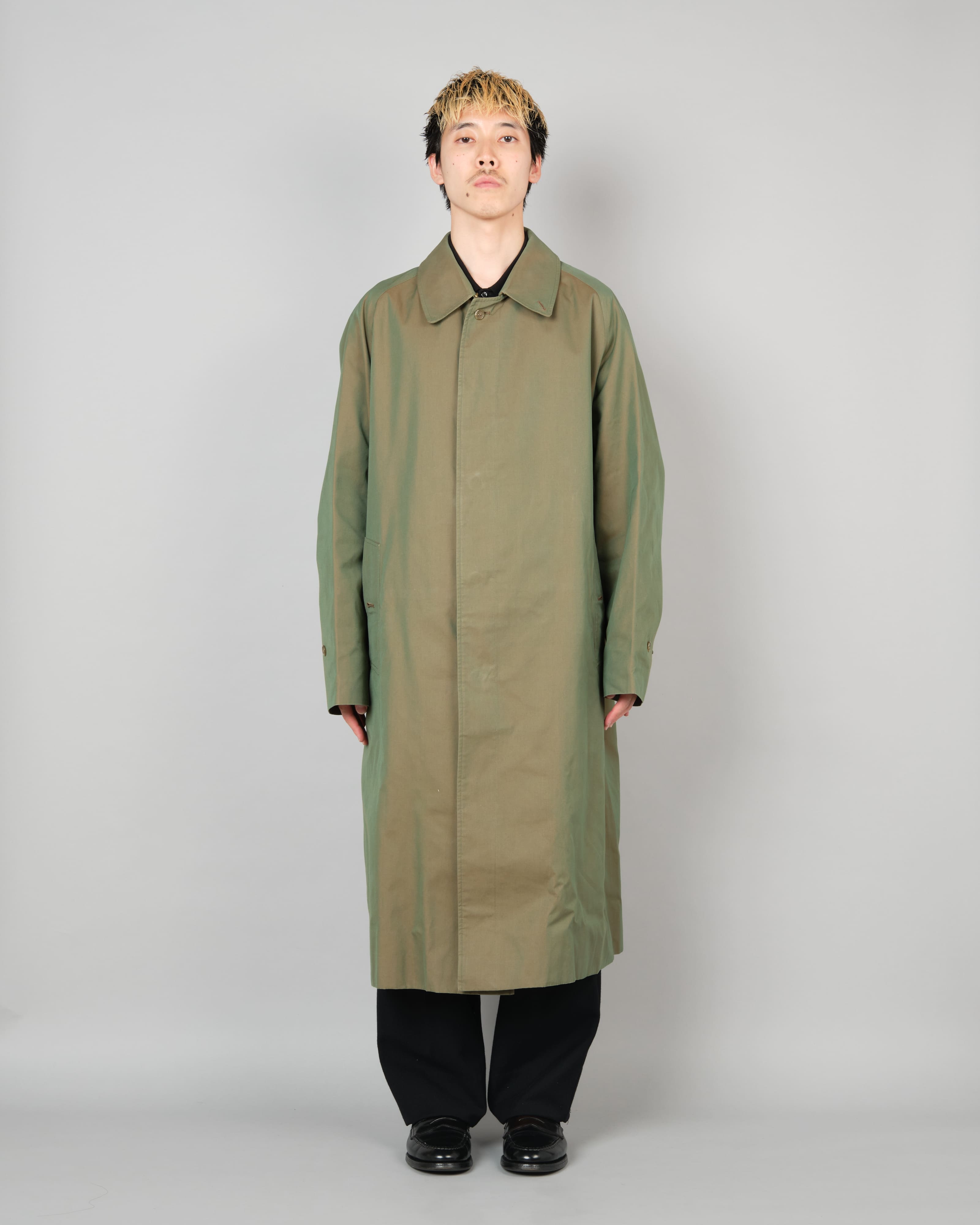 【~80's】Vintage Burberrys Single Raglan Balmacaan Coat C100 Size.50RL "TAMAMUSHI"